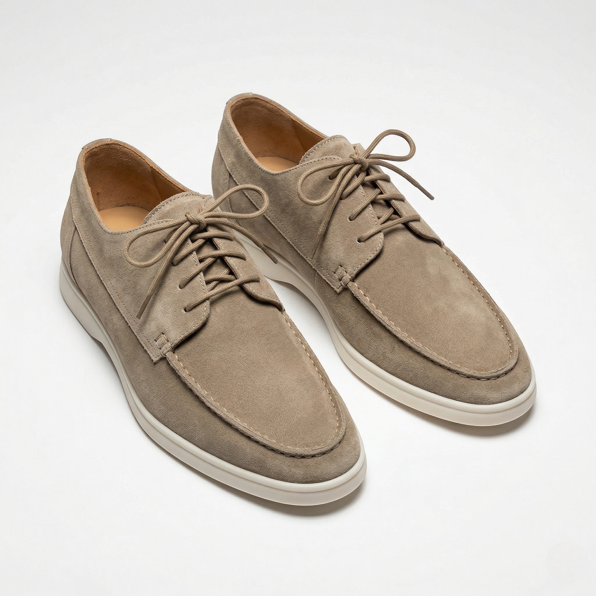 Jack - Men's Formal Lace - Up Loafers - Loafers - Khaki - Taylor & Bennett