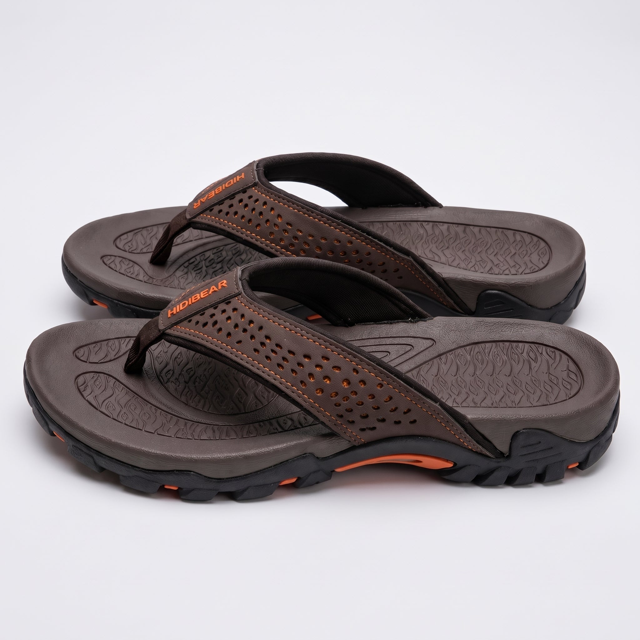 James - Men's Orthopaedic Arch Sandals - Slippers - Brown - Taylor & Bennett