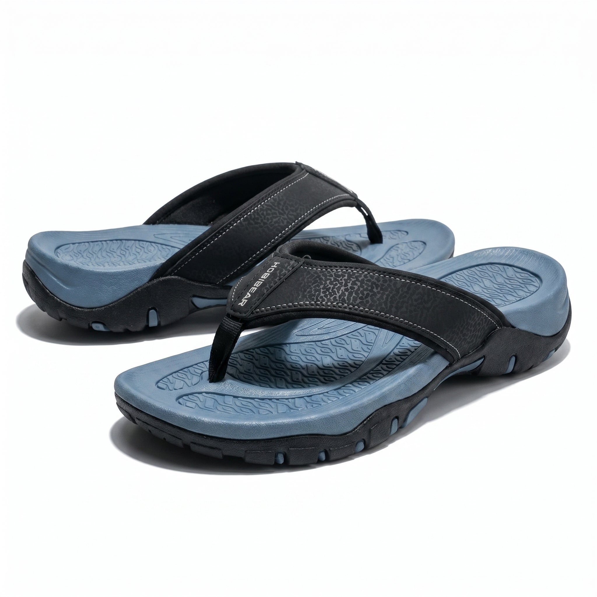 James - Men's Orthopaedic Arch Sandals - Slippers - Black - Taylor & Bennett