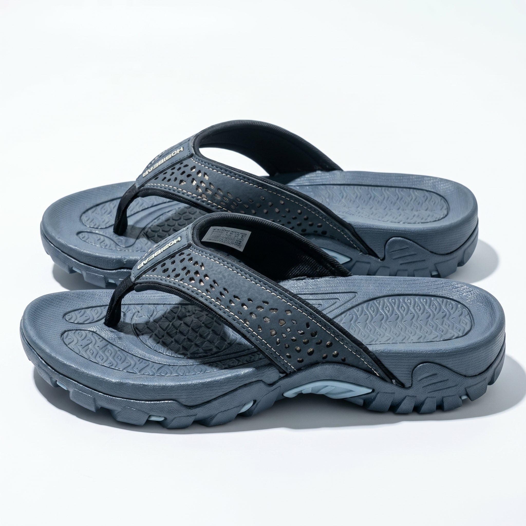 James - Men's Orthopaedic Arch Sandals - Slippers - Dark Blue - Taylor & Bennett