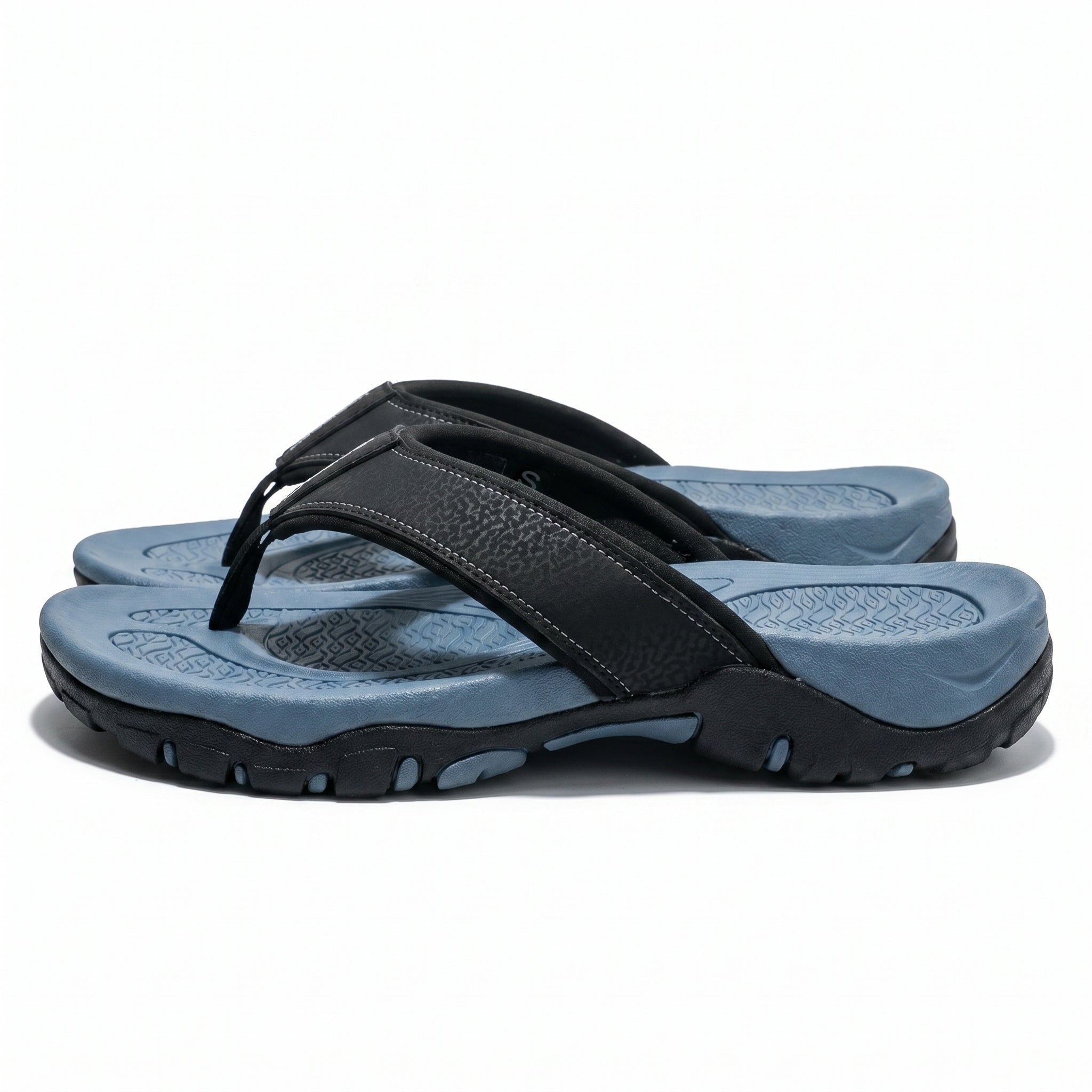 James - Men's Orthopaedic Arch Sandals - Slippers - Black - Taylor & Bennett