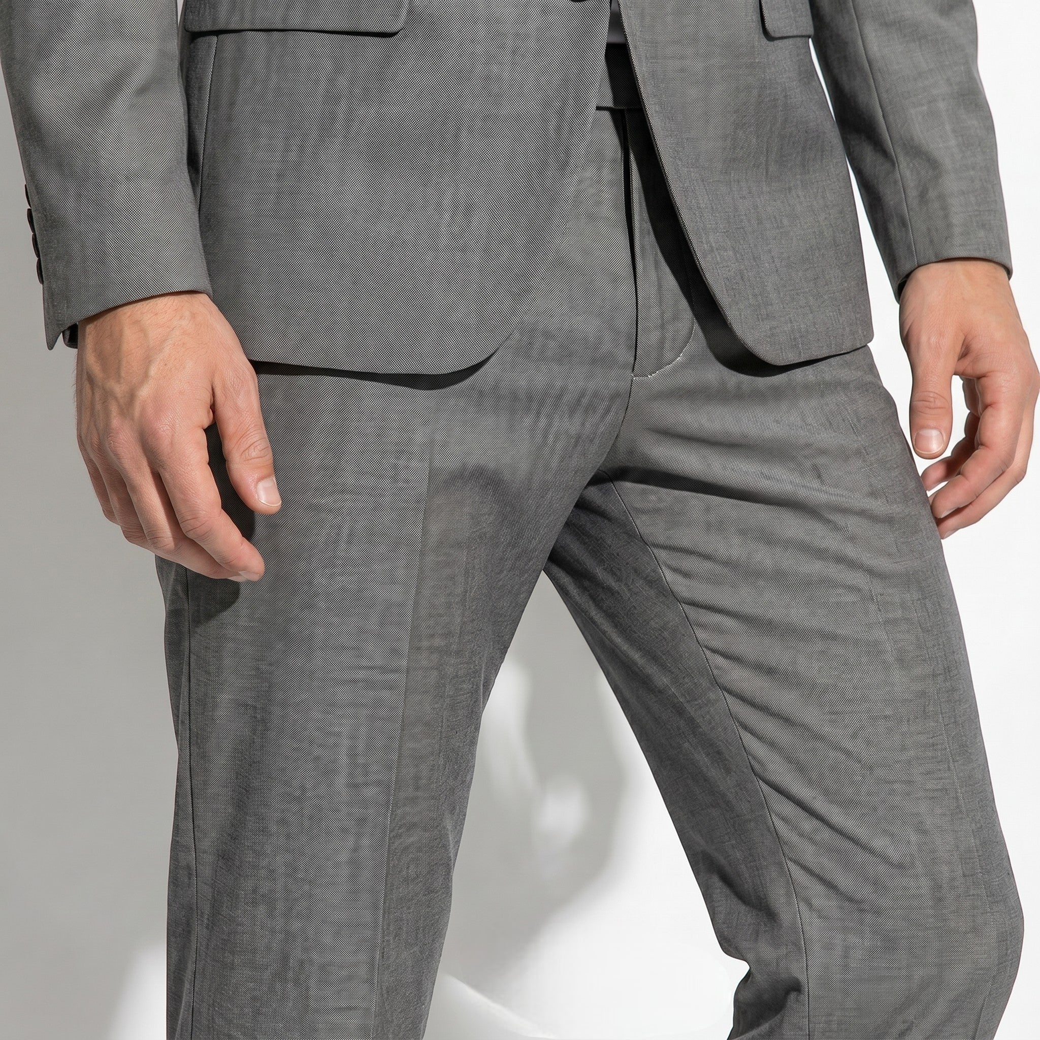 James - Men's Slim Fit Wedding Suit - Men's suit - Grey - Taylor & Bennett