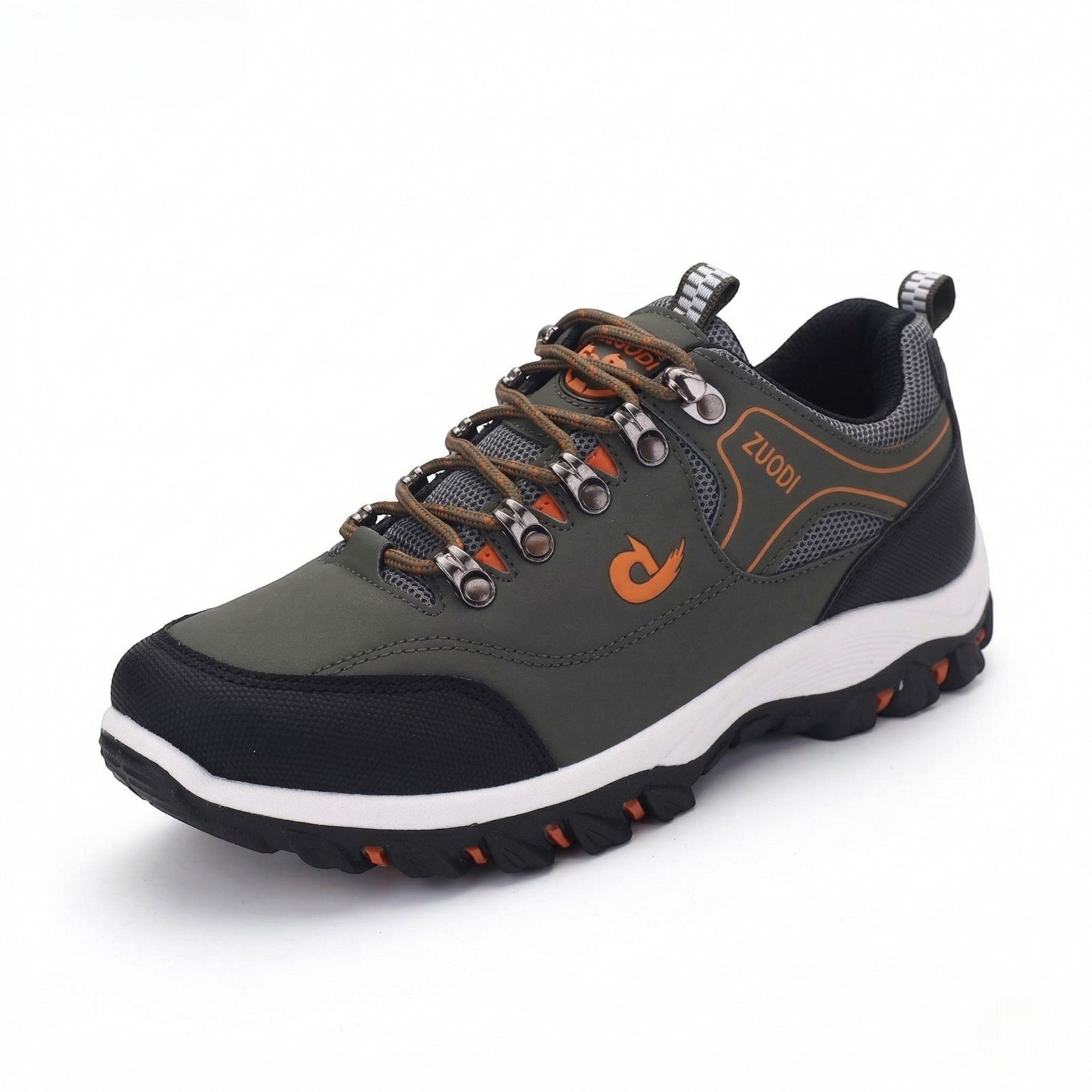 John - Men's Orthopaedic Breathable Trainers - Orthopaedic Shoes - Green - Taylor & Bennett