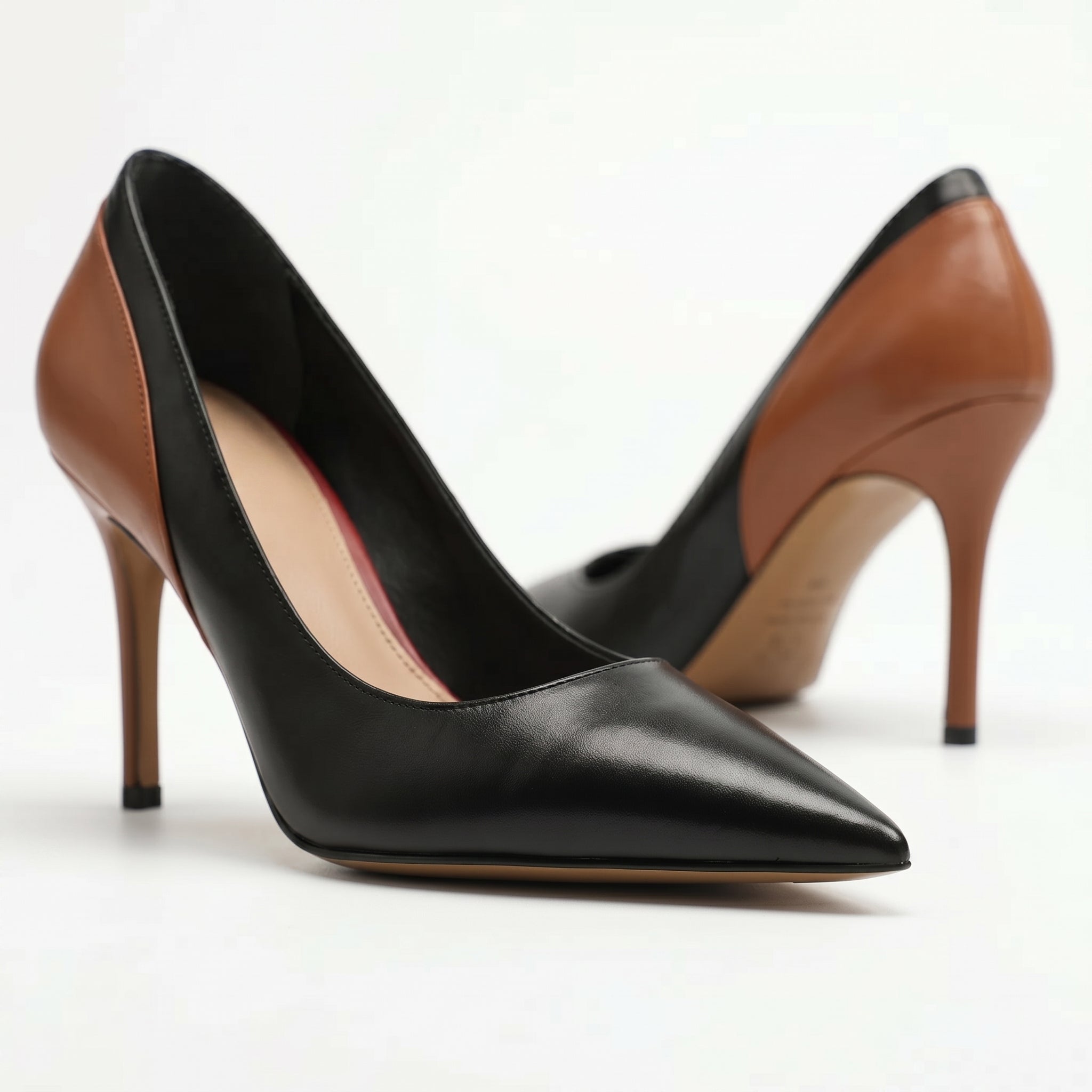 Jona - Women's Sleek Office Stiletto Heels - Sandals & Slides - Black - Taylor & Bennett