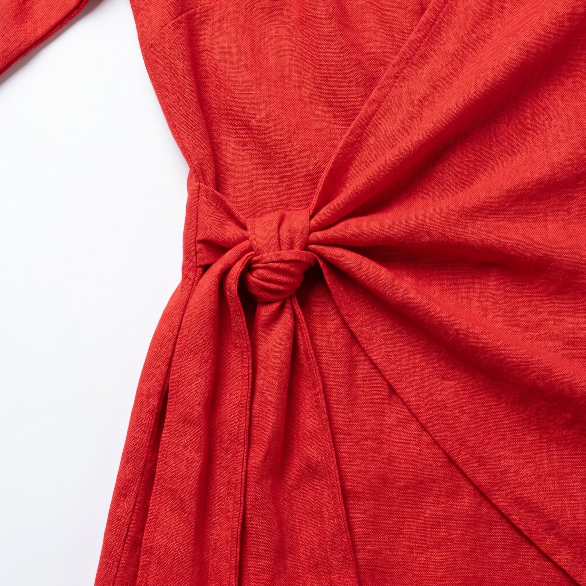 Kate - Women's Asymmetric Summer Mini Dress - Mini Dresses - Red - Taylor & Bennett