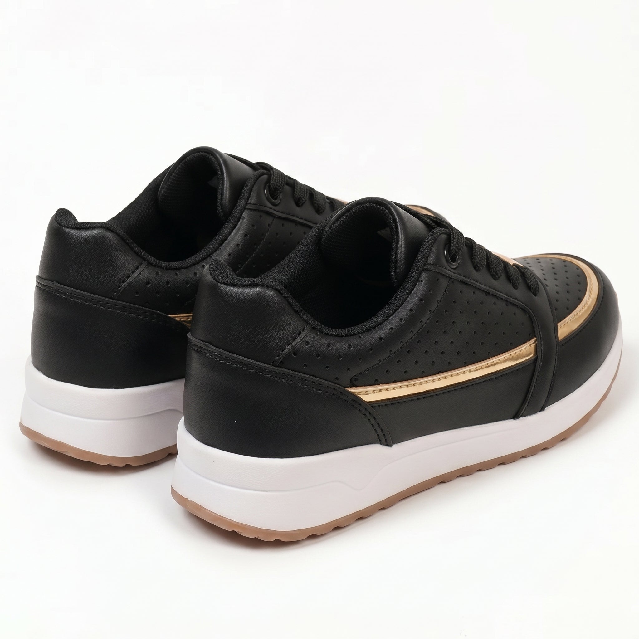 Katie - Women's Breathable Trainers - Trainers - Black - Taylor & Bennett