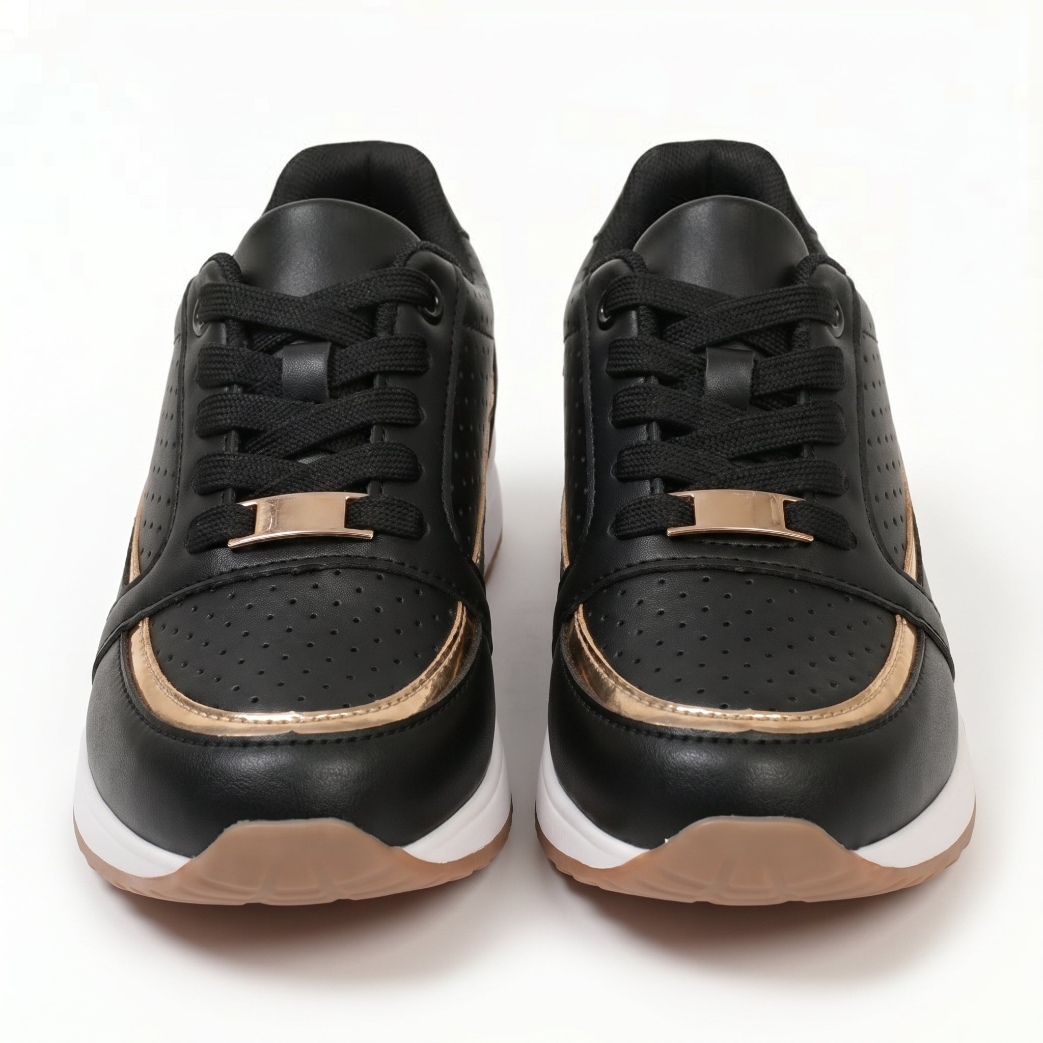 Katie - Women's Breathable Trainers - Trainers - Black - Taylor & Bennett