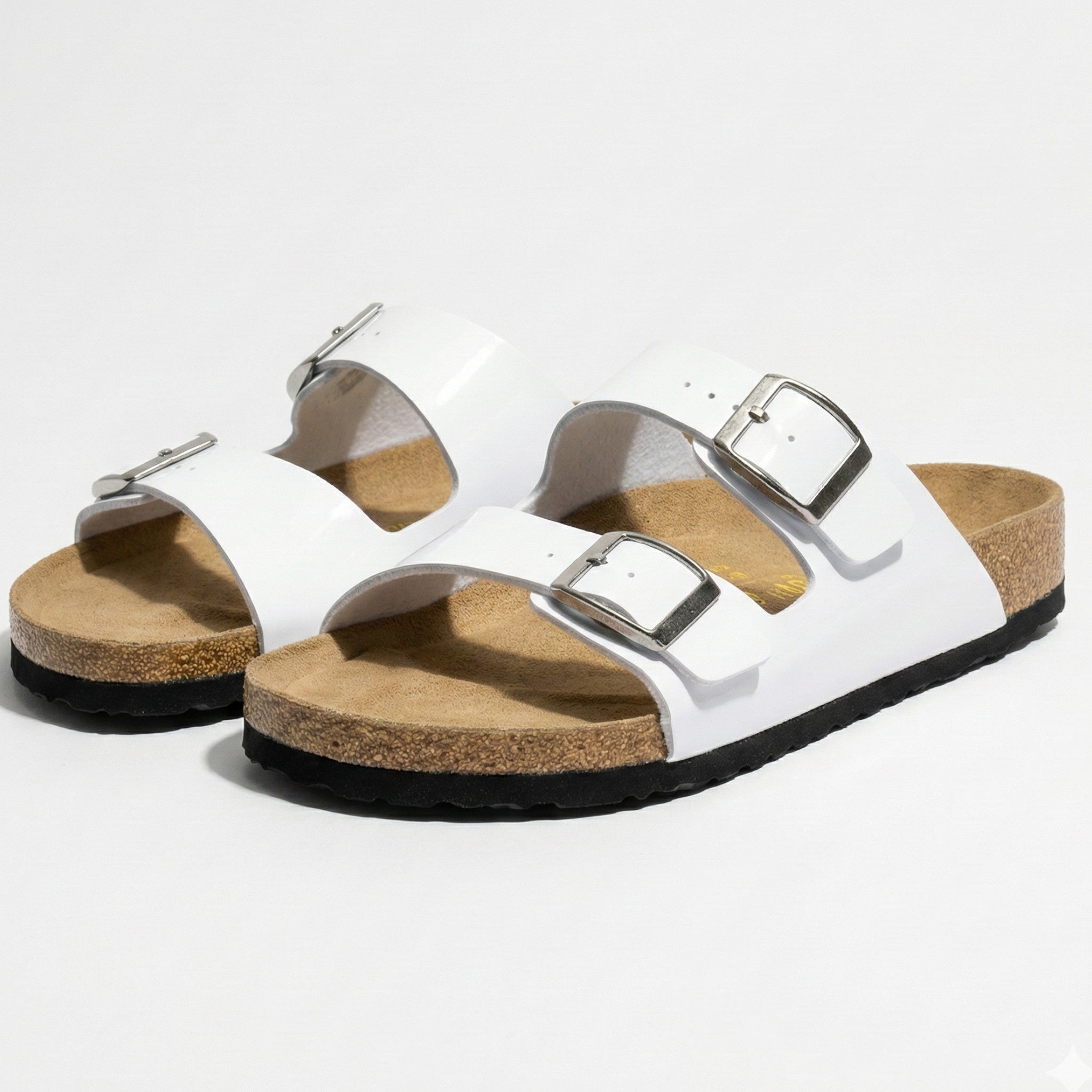 Lauren - Unisex Casual Two - Strap Sandals - Sandals - Dark Grey - Taylor & Bennett