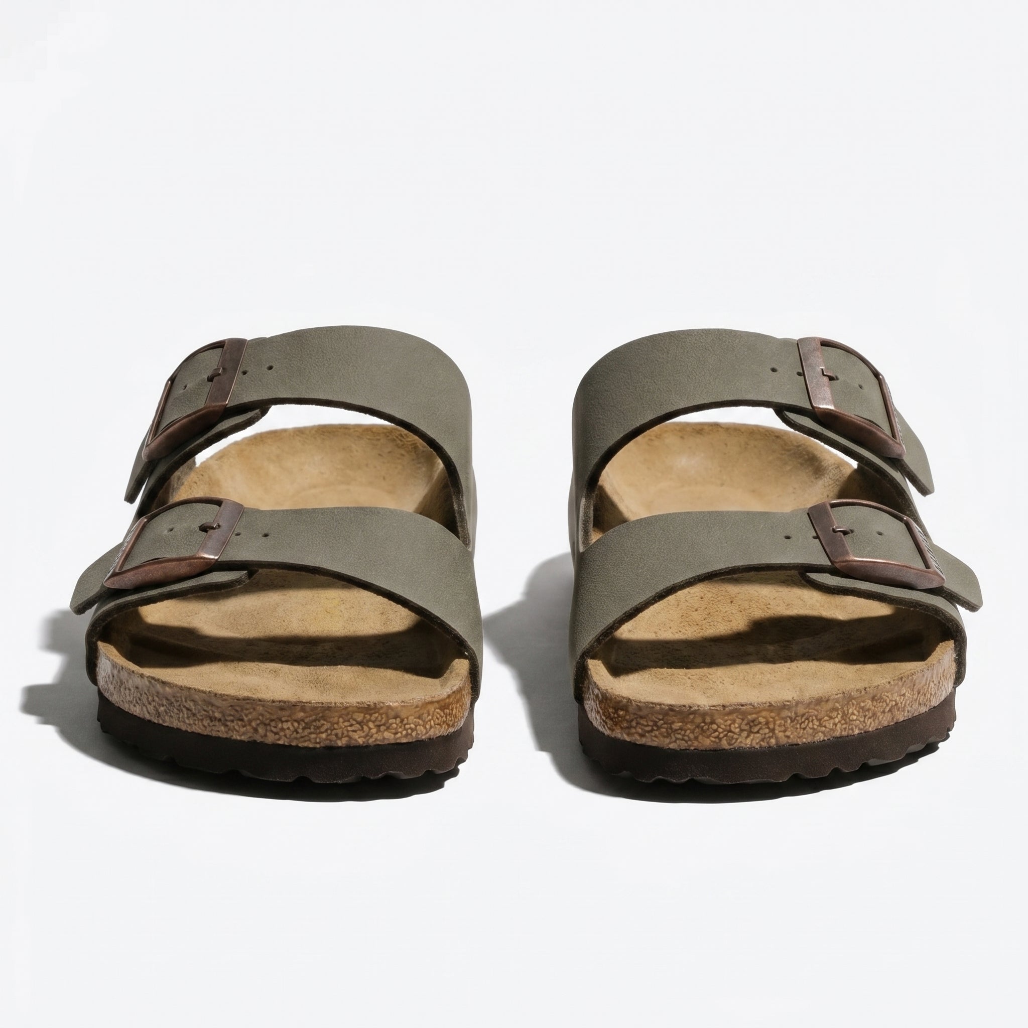 Lauren - Unisex Casual Two - Strap Sandals - Sandals - Dark Grey - Taylor & Bennett