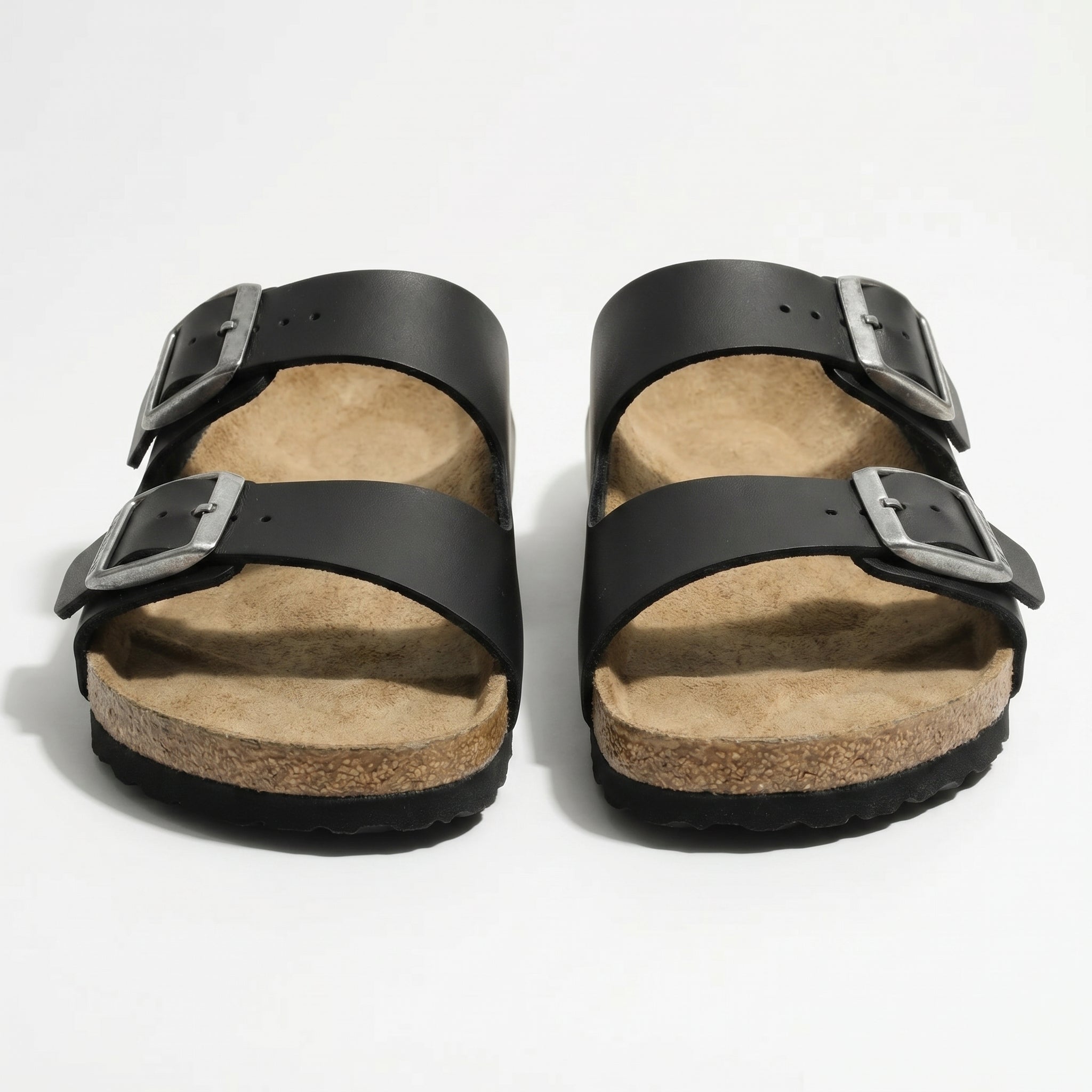 Lauren - Unisex Casual Two - Strap Sandals - Sandals - Black - Taylor & Bennett