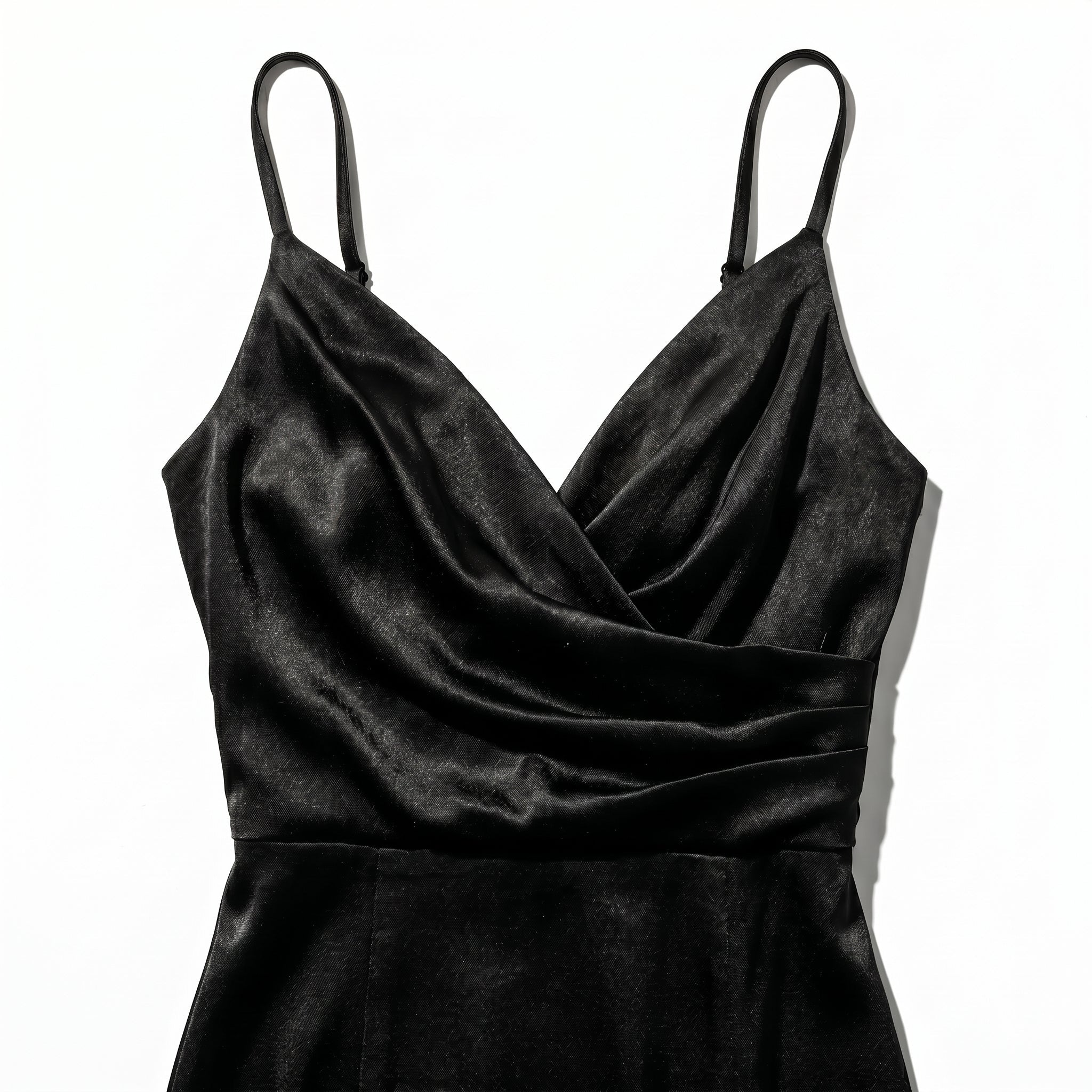 Lila - Women's High Slit Maxi Dress - Dresses - Black - Taylor & Bennett