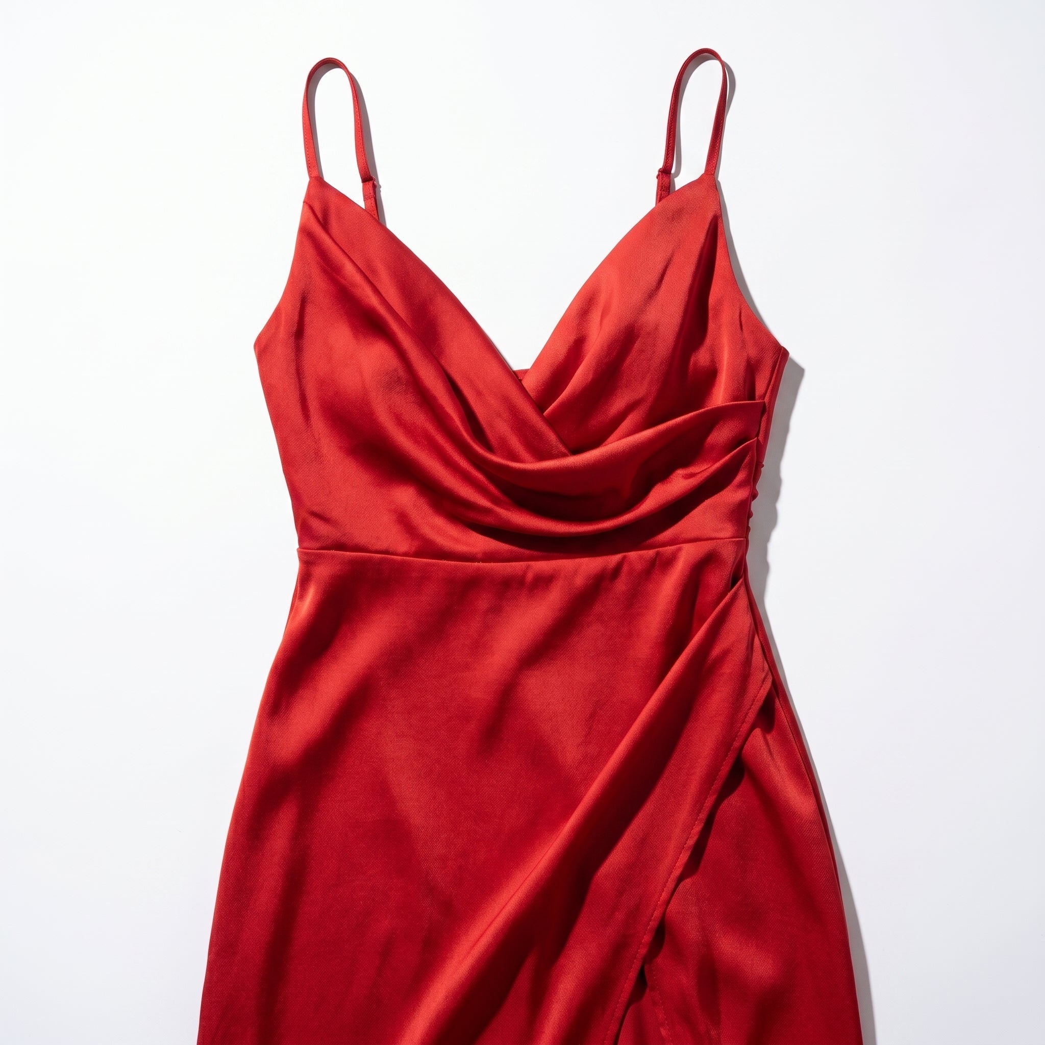 Lila - Women's High Slit Maxi Dress - Dresses - Red - Taylor & Bennett