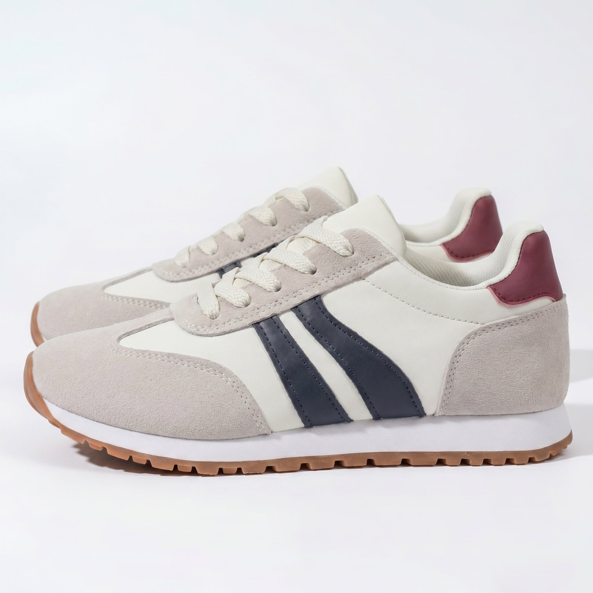 Lily – Women's Comfortable Orthopaedic Trainers - Trainers - Navy Blue - Taylor & Bennett