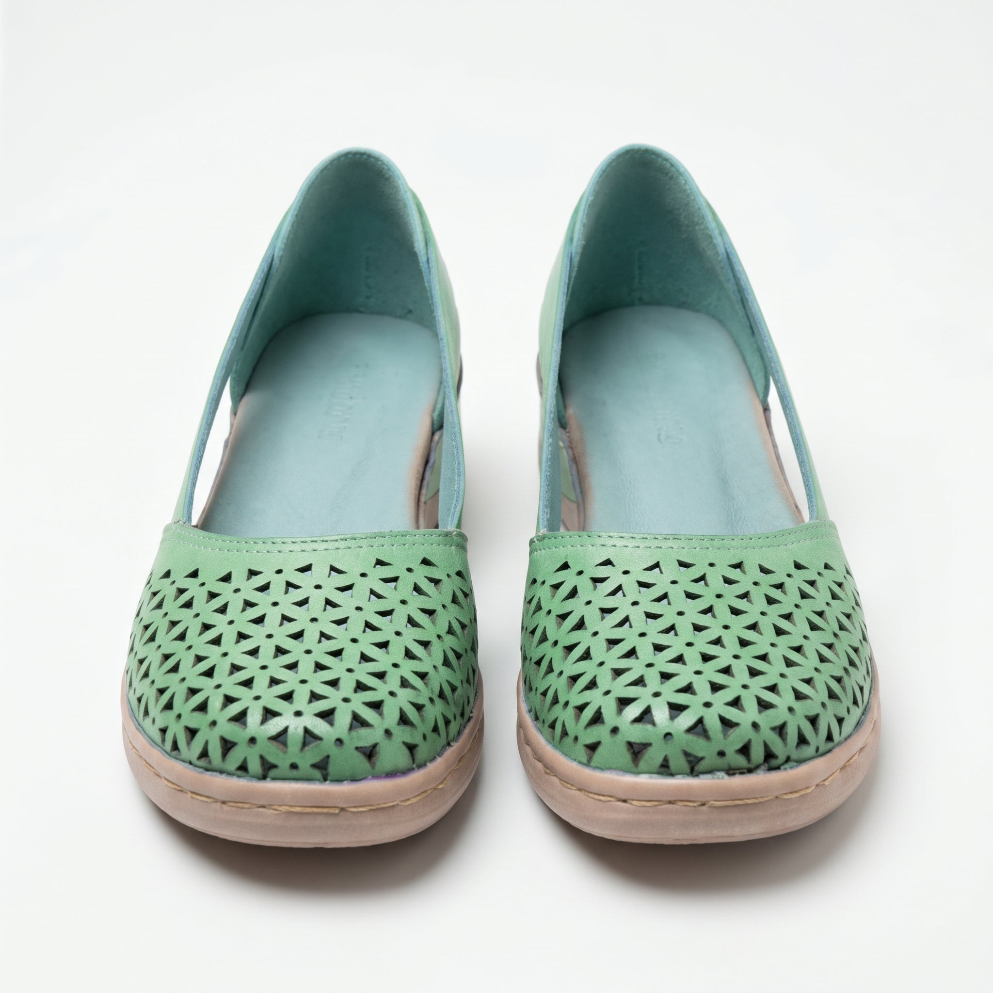 Lily - Women's Orthopaedic Breathable Loafers - Loafers - Green - Taylor & Bennett