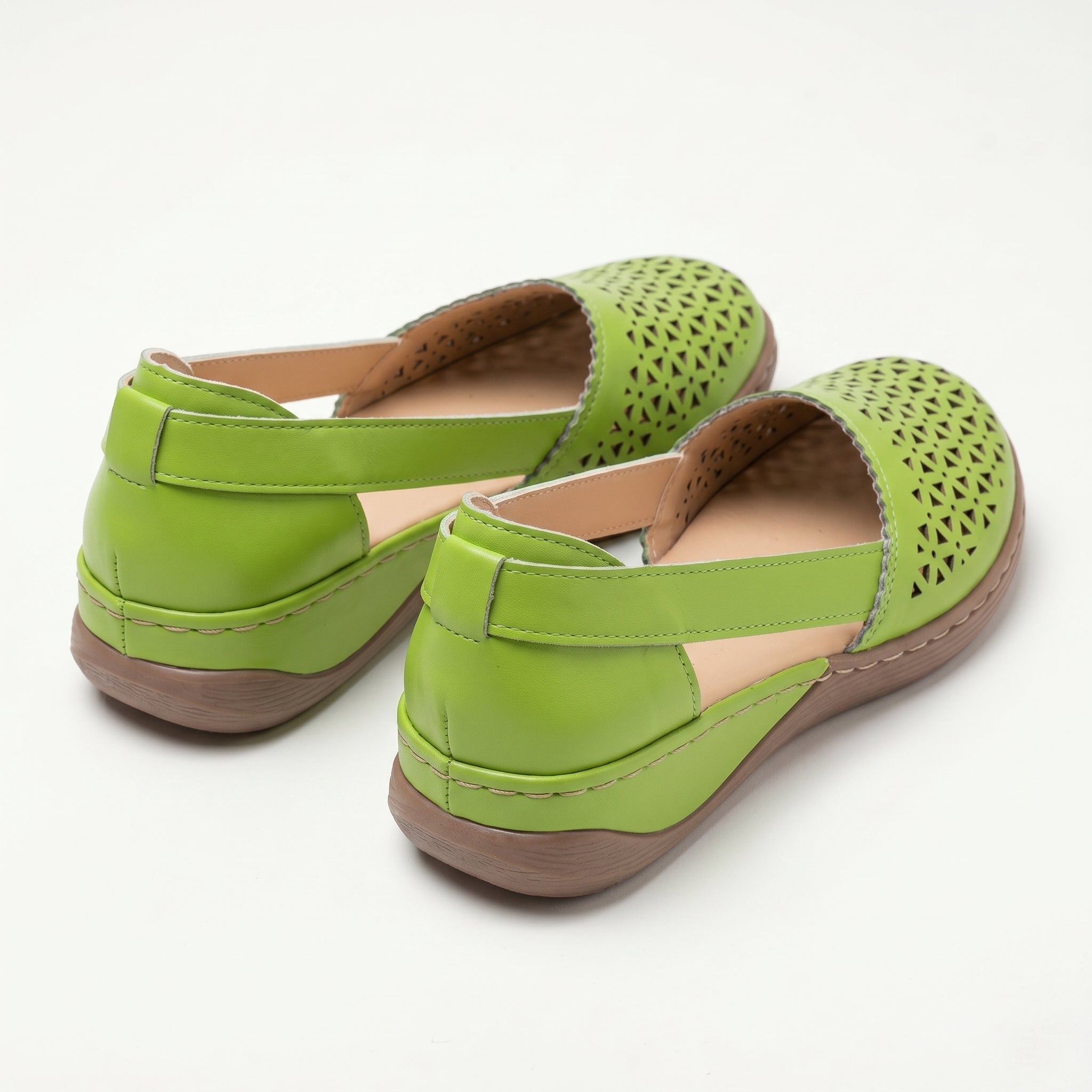 Lily - Women's Orthopaedic Breathable Loafers - Loafers - Green - Taylor & Bennett
