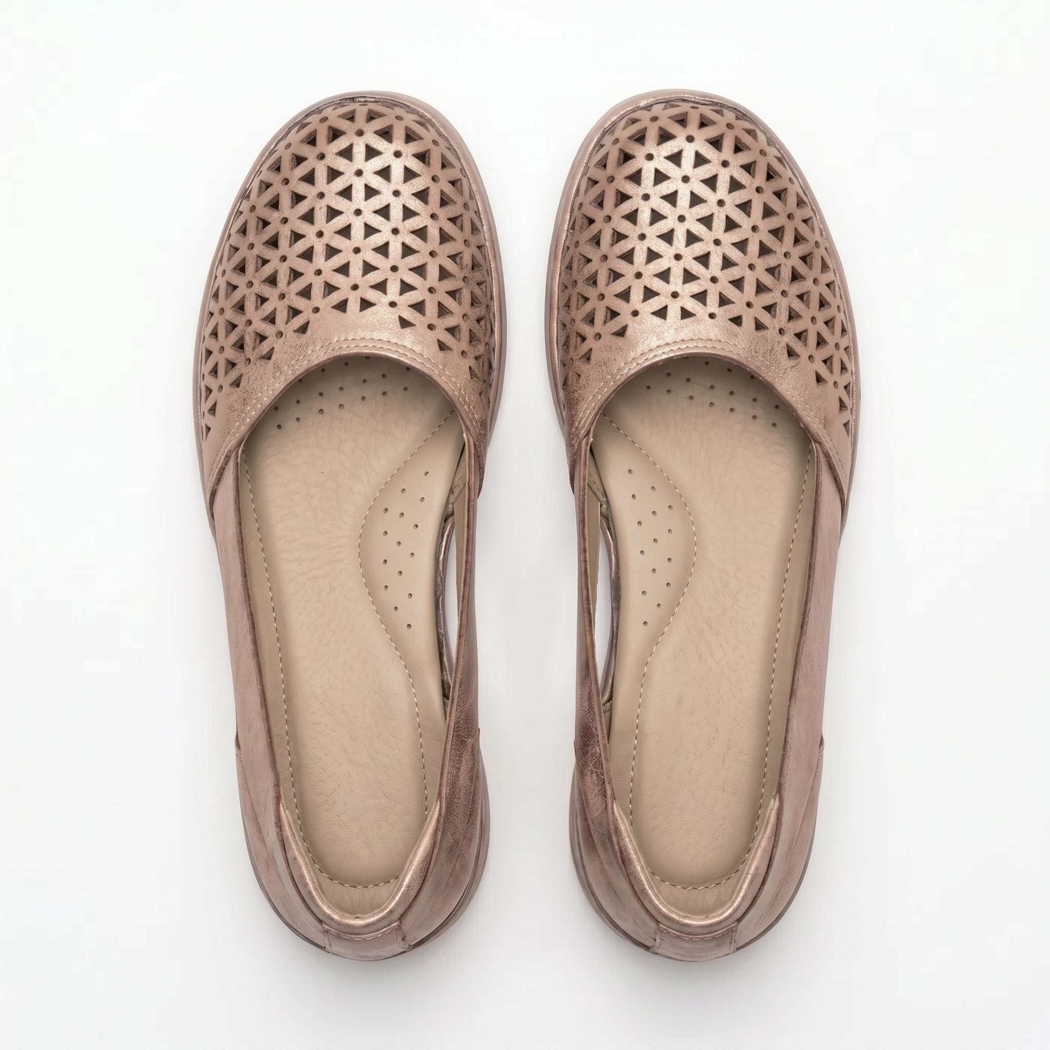 Lily - Women's Orthopaedic Breathable Loafers - Loafers - Peach - Taylor & Bennett