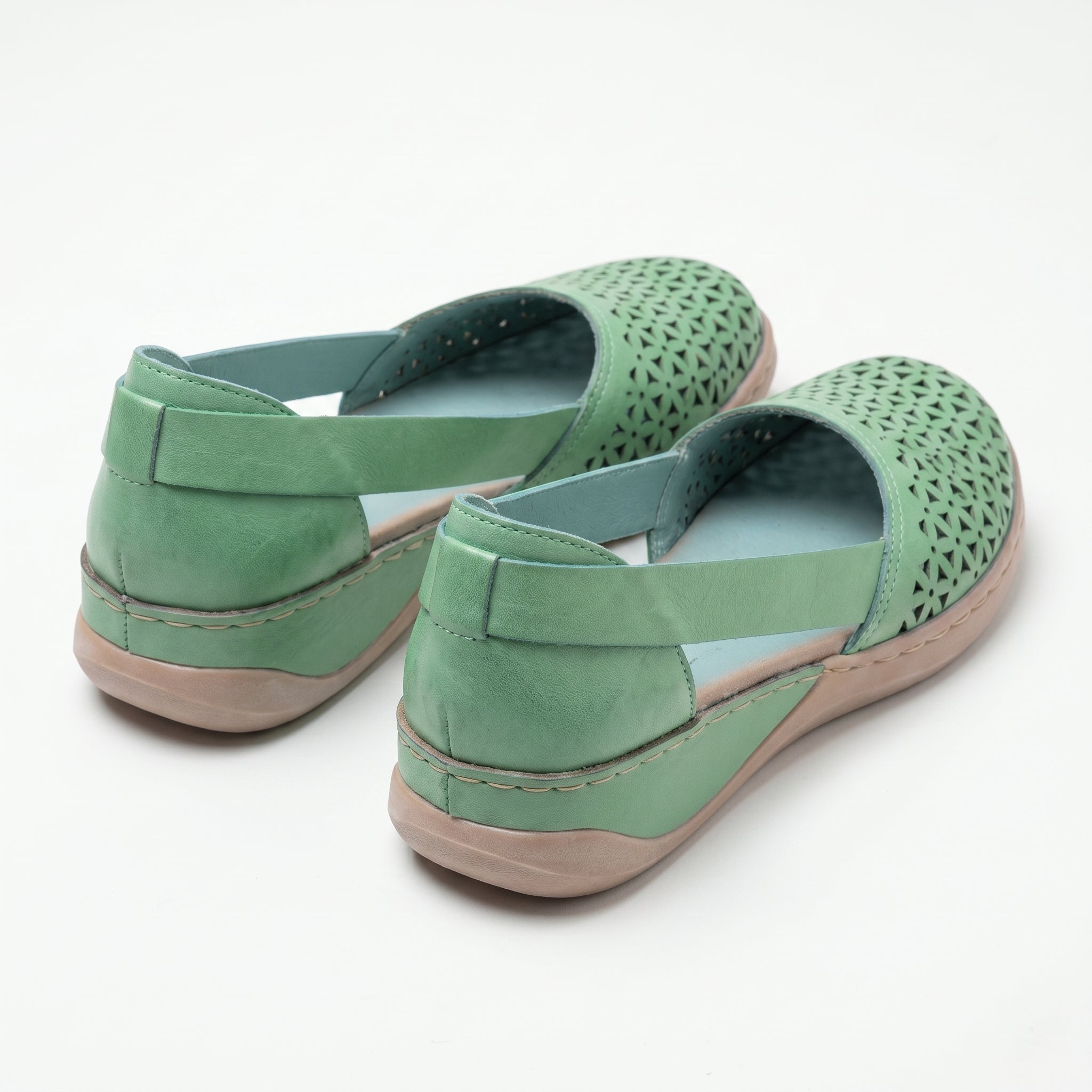 Lily - Women's Orthopaedic Breathable Loafers - Loafers - Green - Taylor & Bennett