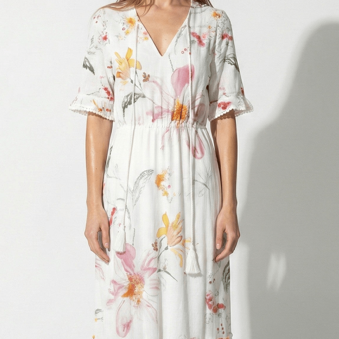 Lucy - Women's Bohemian Maxi Dress with Loose Fit - Dresses - Style 6 - Taylor & Bennett
