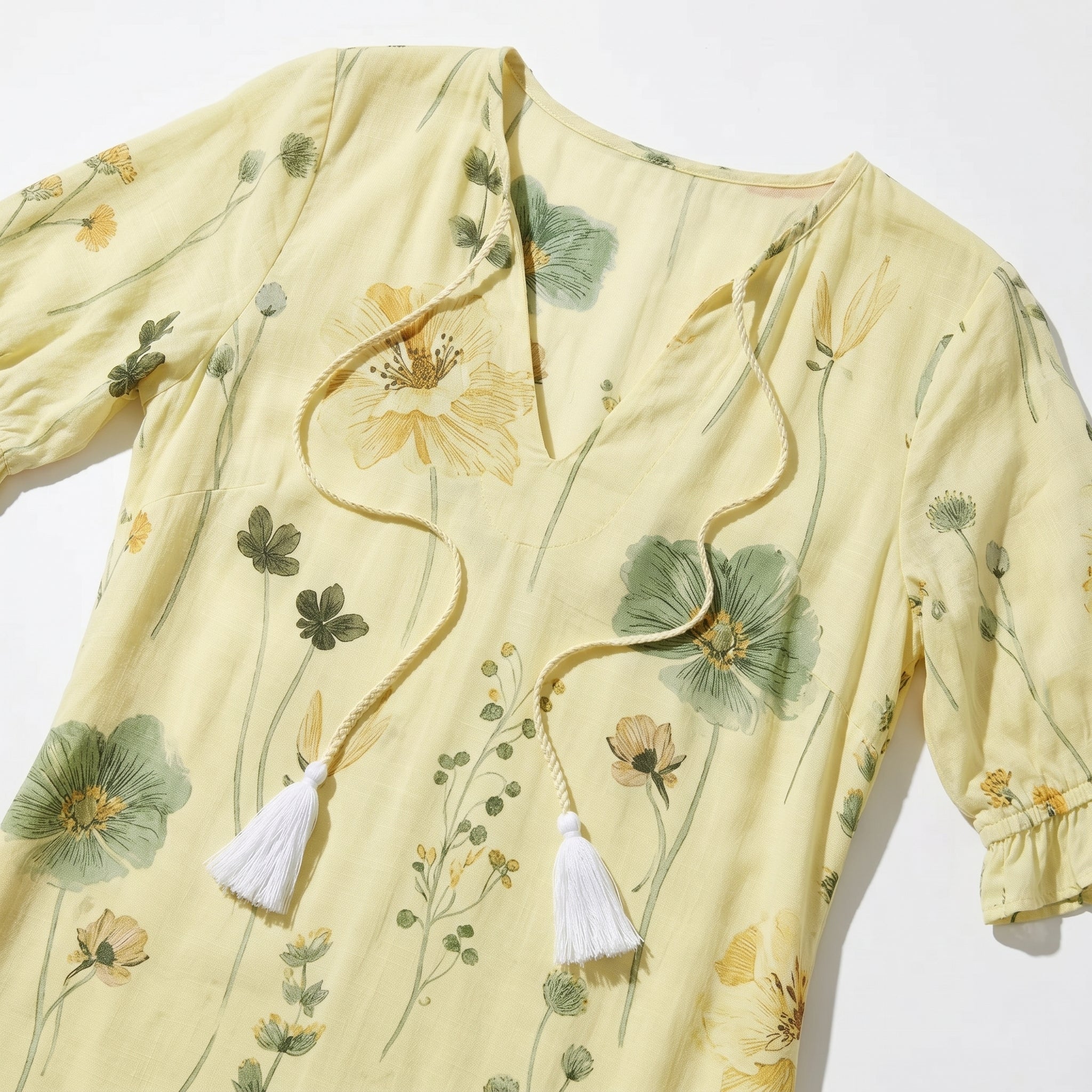 Lucy - Women's Summer Maxi Dress - Dresses - Yellow - Taylor & Bennett