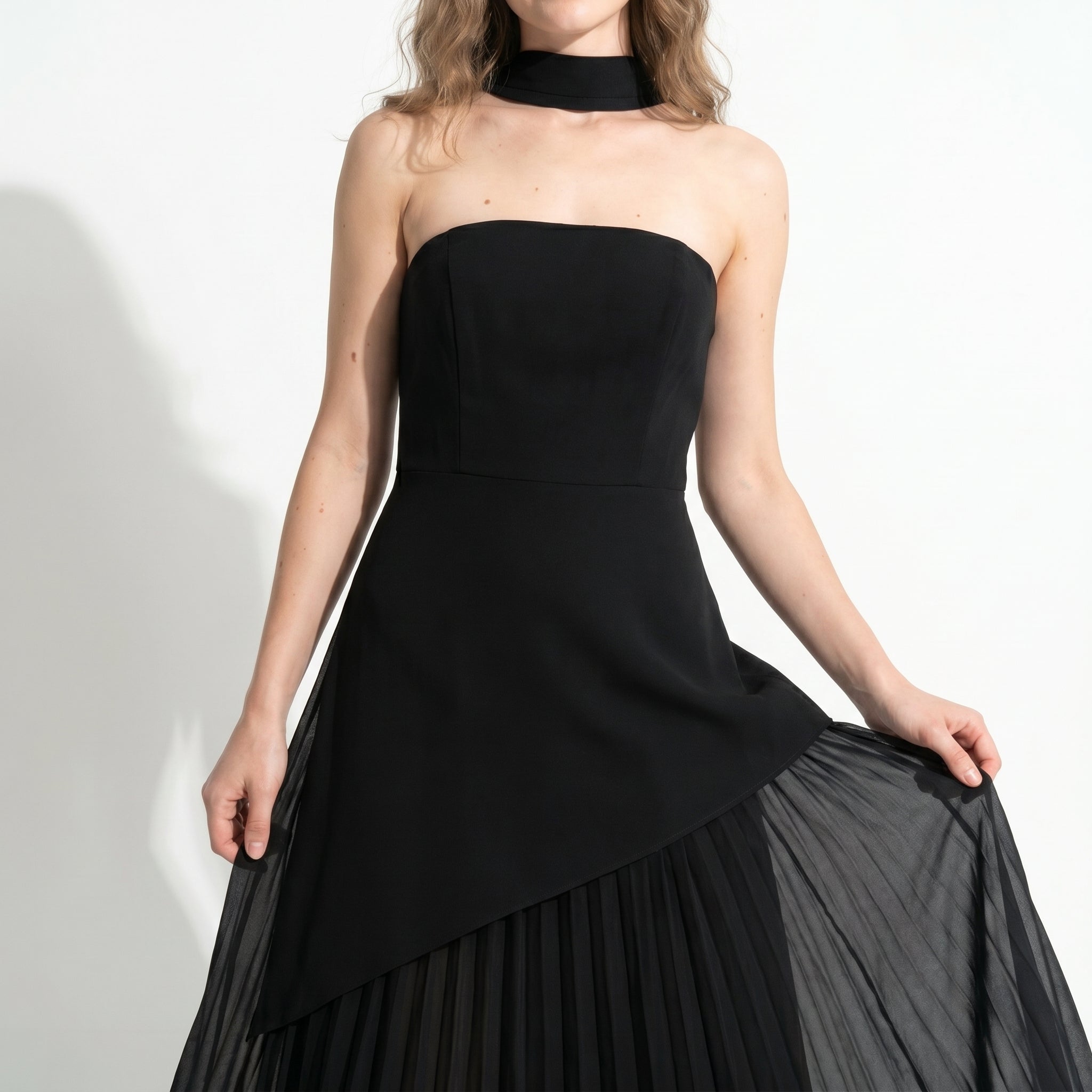 Mary - Women's Wedding Guest Maxi Dress - Dress - Black - Taylor & Bennett