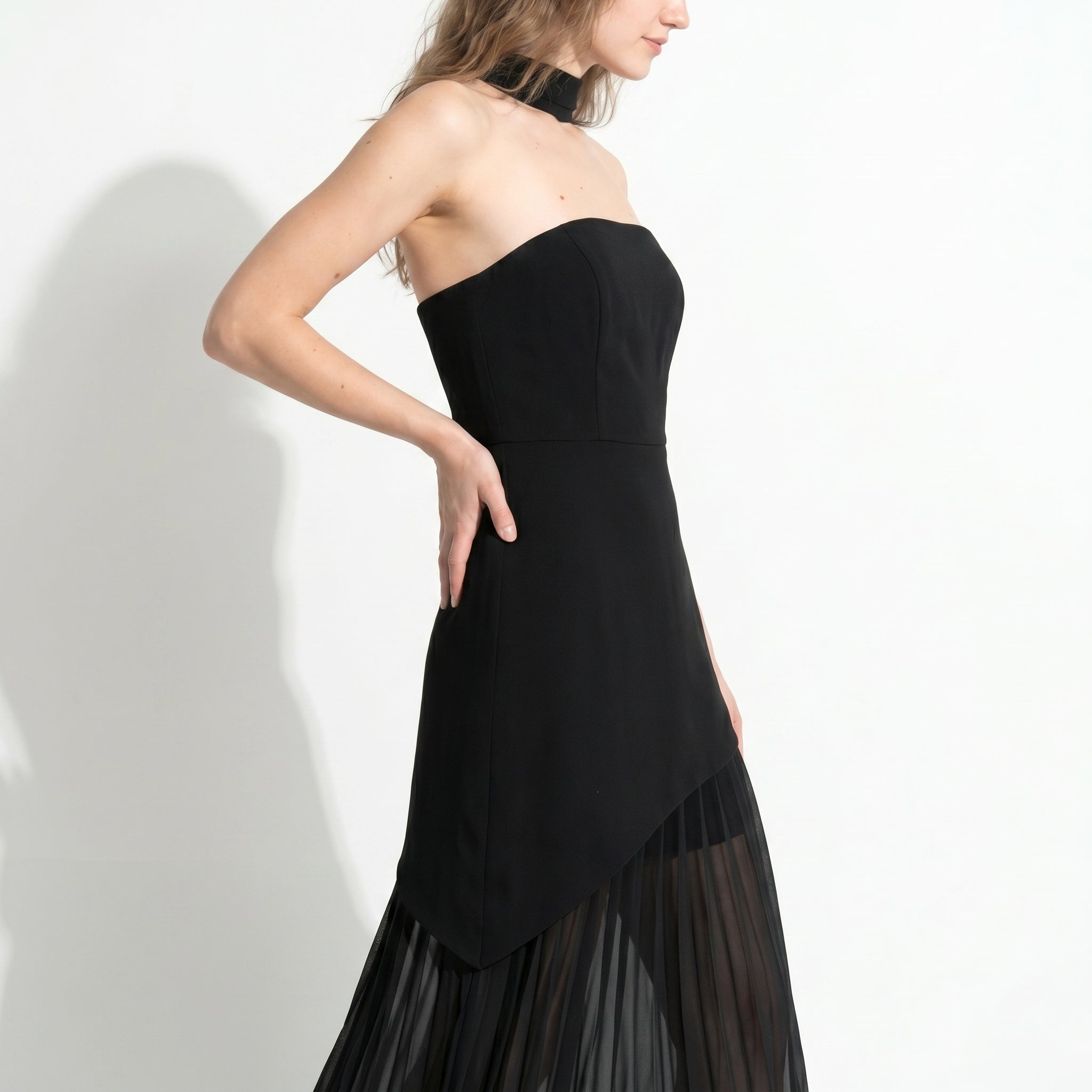 Mary - Women's Wedding Guest Maxi Dress - Dress - Black - Taylor & Bennett