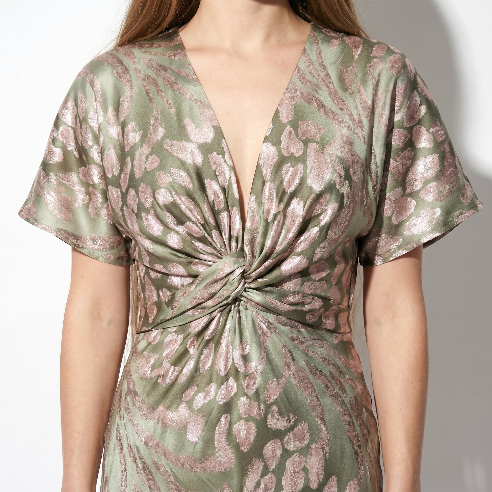 Maya - Women's Evening Maxi Dress - Dresses - Pink - Taylor & Bennett
