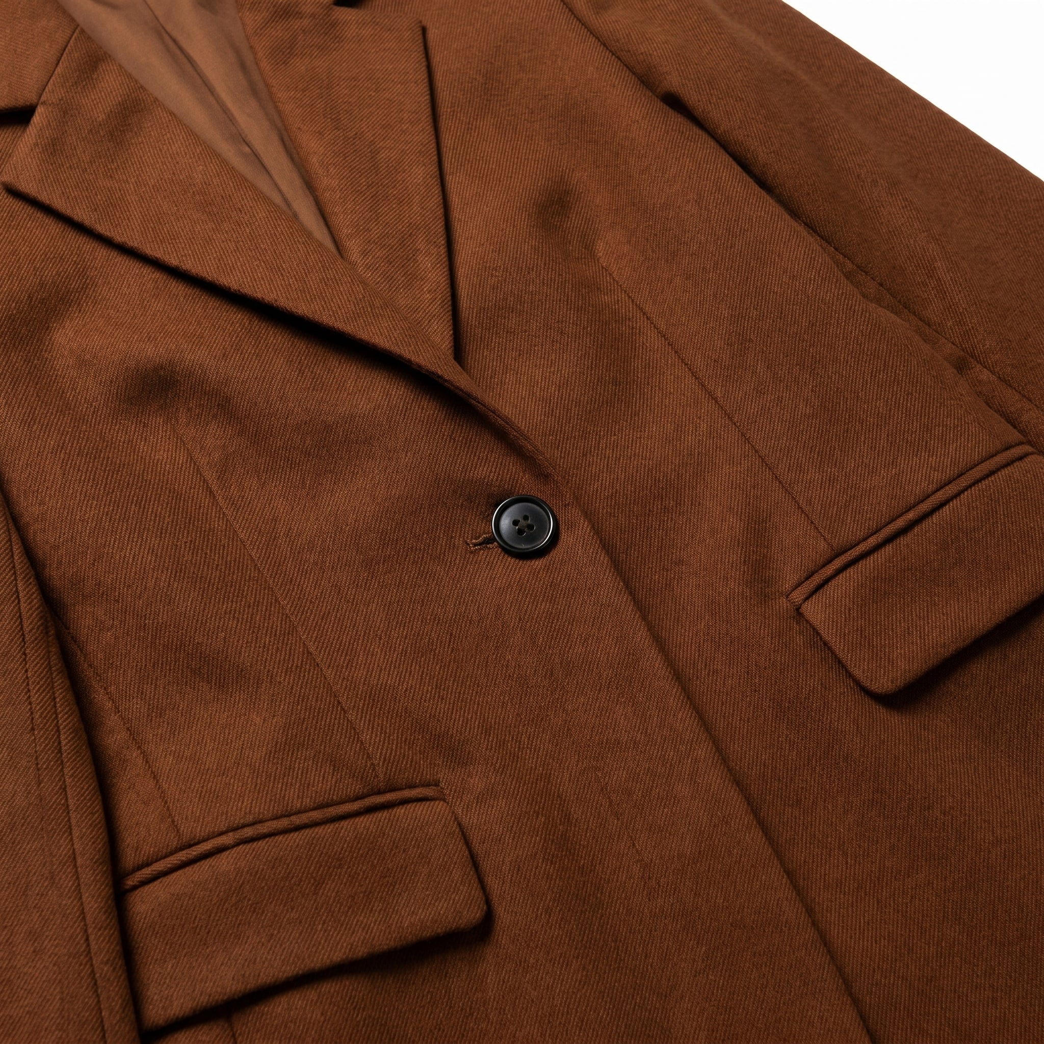 Mia - Women's Single Button Formal Blazer - Blazer - Brown - Taylor & Bennett
