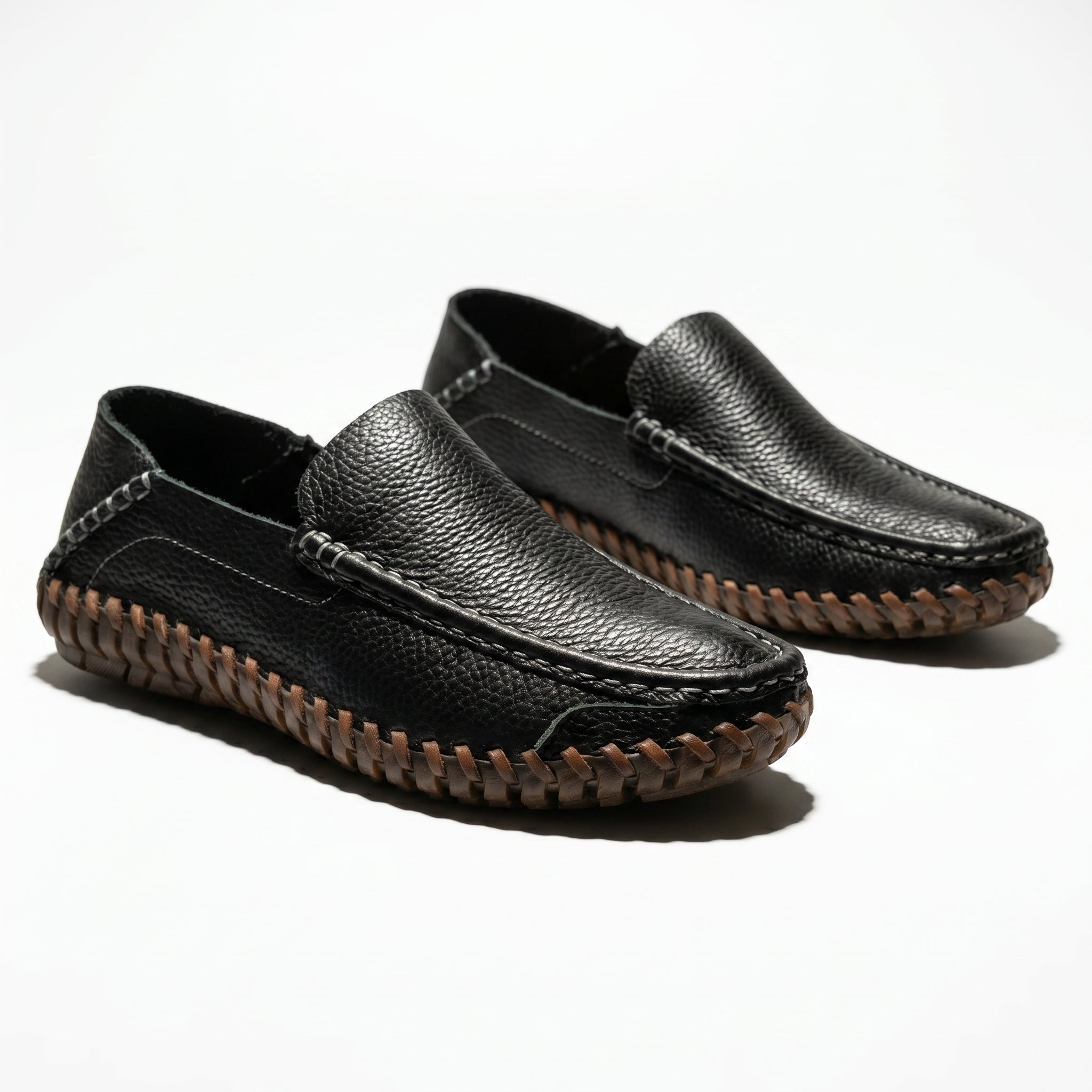 Nathan - Men's Orthopaedic Formal Loafers - Loafers - Black - Taylor & Bennett