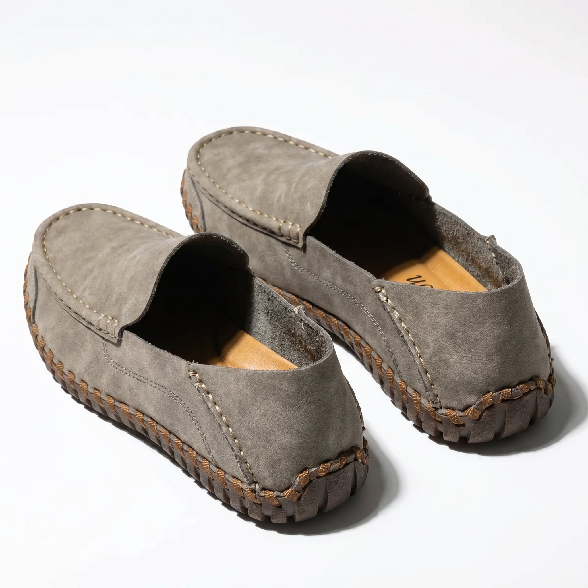 Nathan - Men's Orthopaedic Formal Loafers - Loafers - Beige - Taylor & Bennett