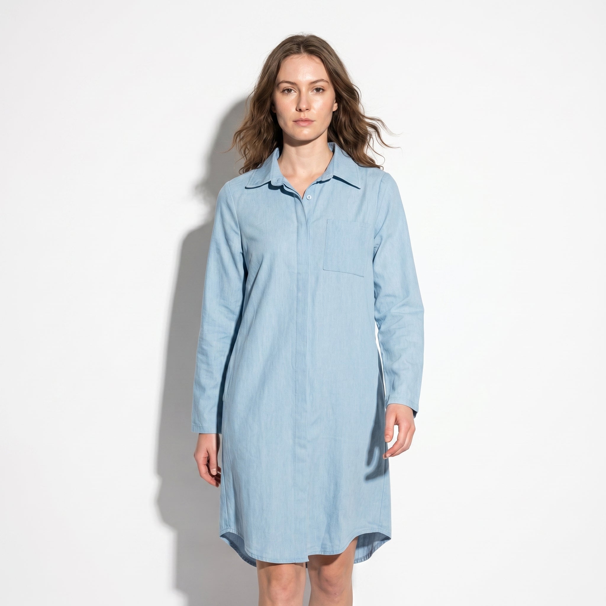 Nicole - Women's Summer Formal Midi Dress - Dress - Blue - Taylor & Bennett
