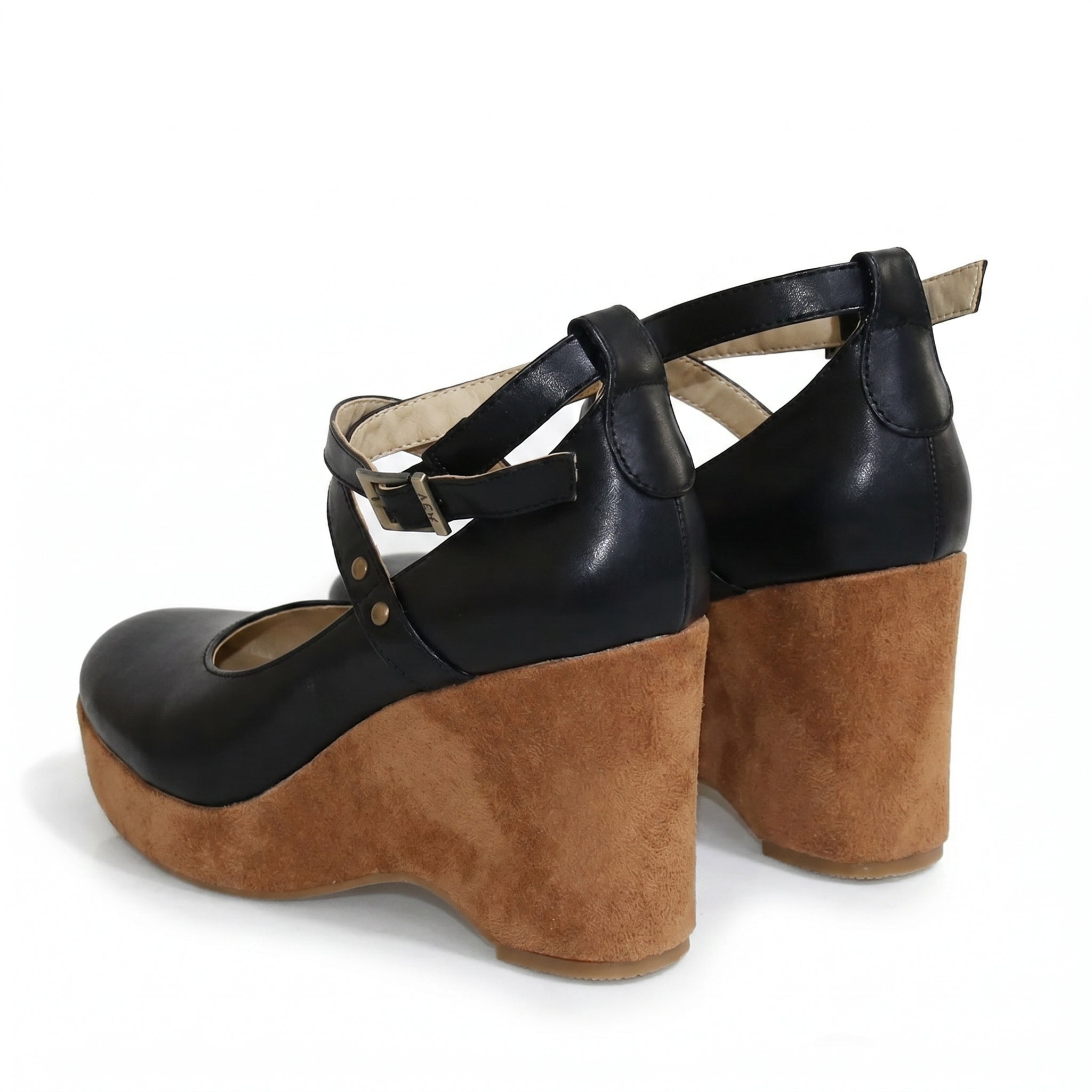 Olivia - Women's Chunky Heel Sandals - Sandal - Black - Taylor & Bennett