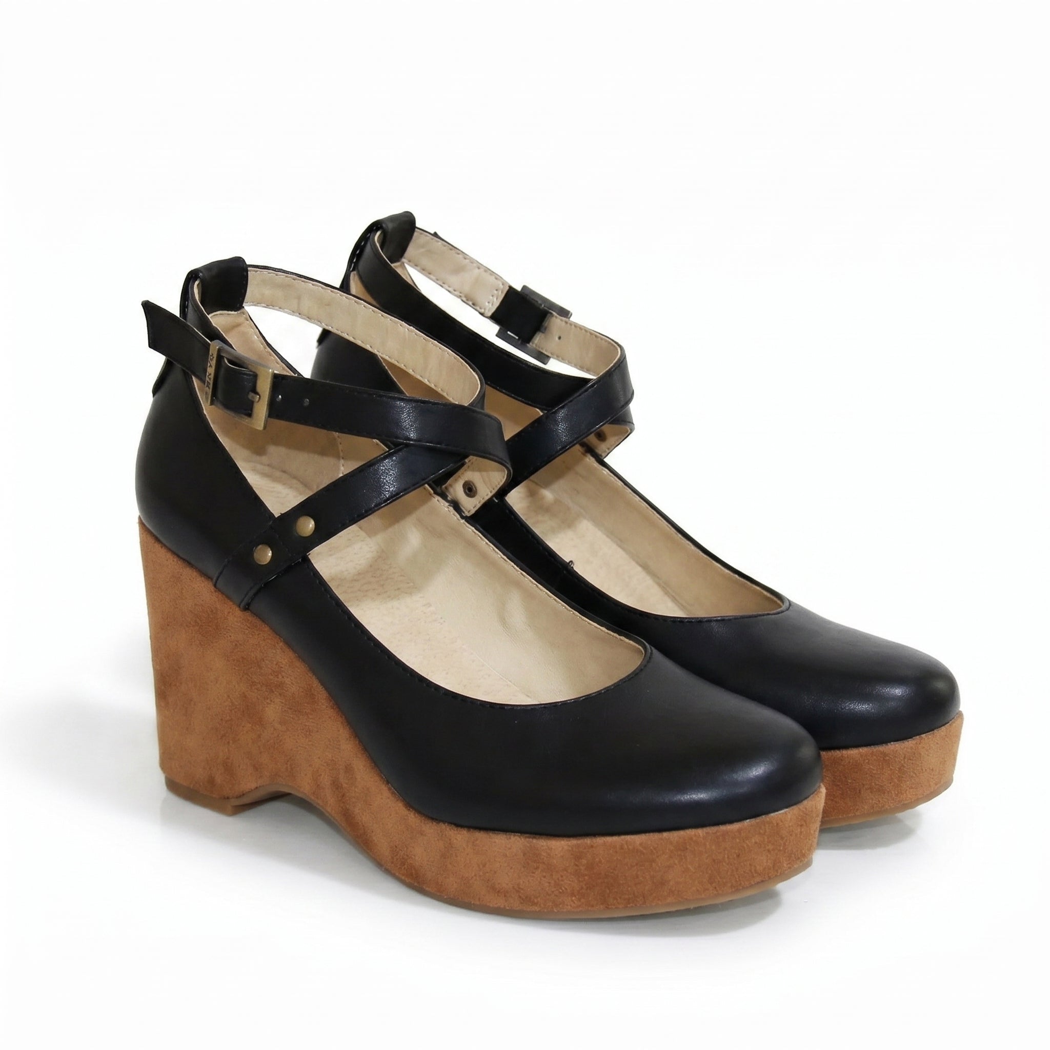Olivia - Women's Chunky Heel Sandals - Sandal - Black - Taylor & Bennett