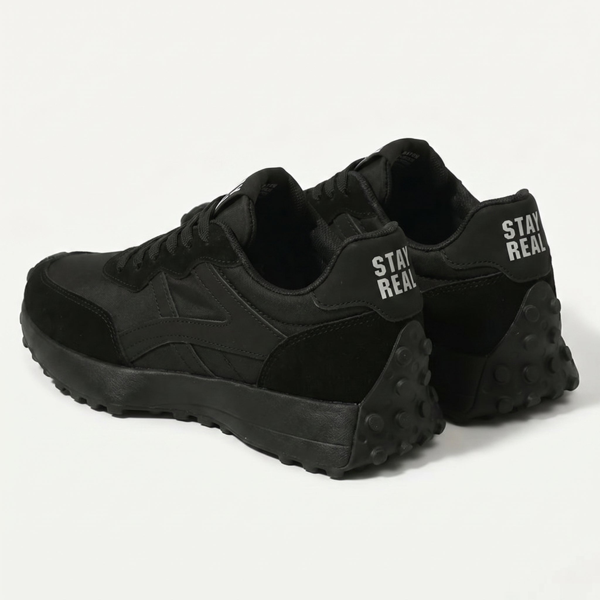 Olivia - Women's Chunky Sole Trainers - Trainers - Black - Taylor & Bennett