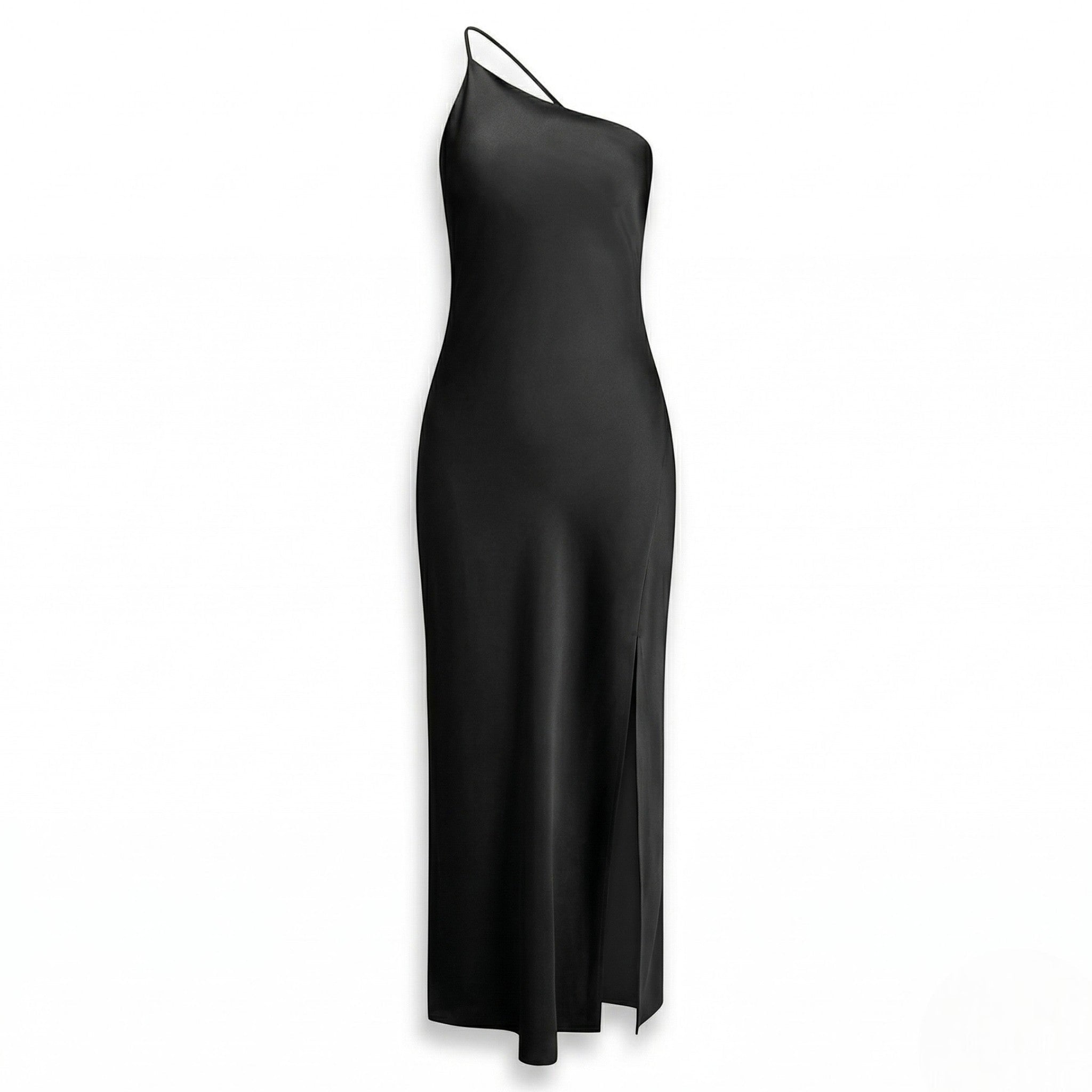 Olivia - Women's Open Back Maxi Dress - Maxi Dress - Black - Taylor & Bennett