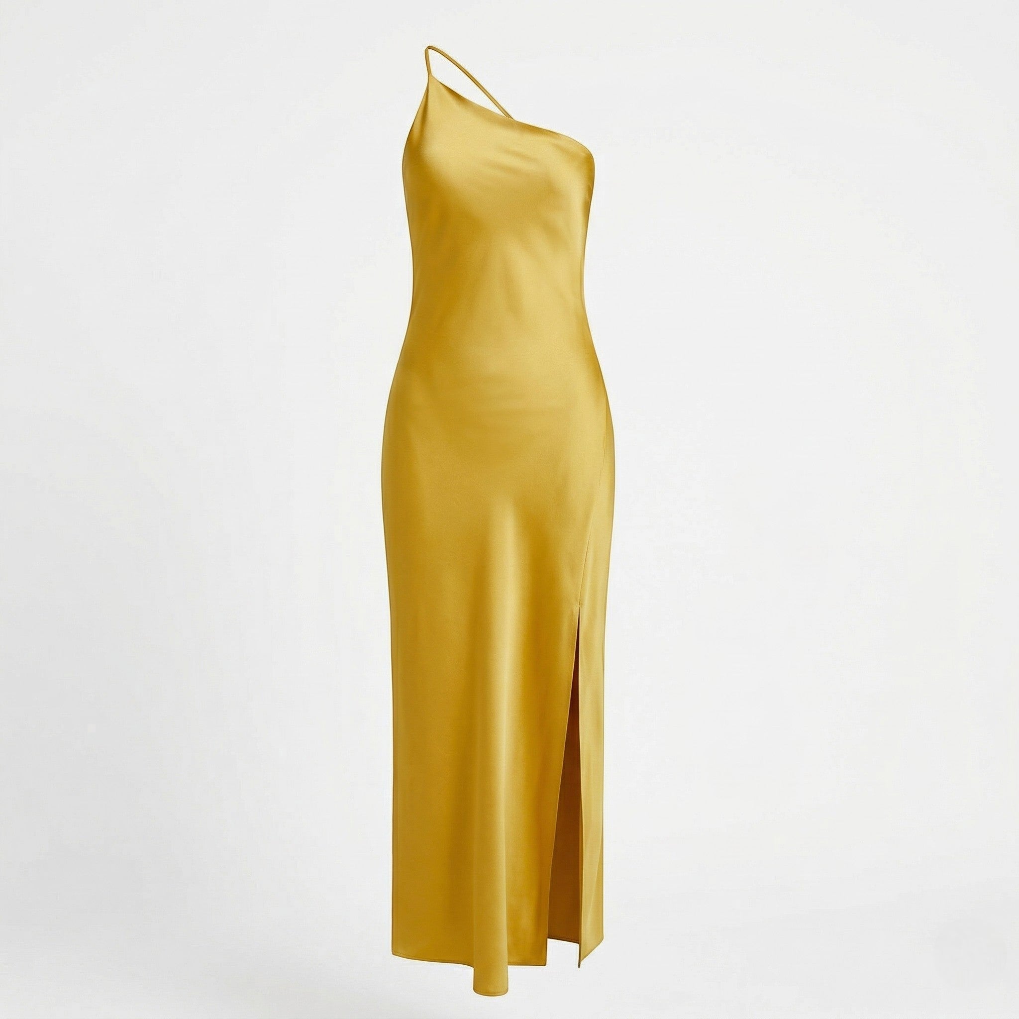 Olivia - Women's Open Back Maxi Dress - Maxi Dress - Yellow - Taylor & Bennett