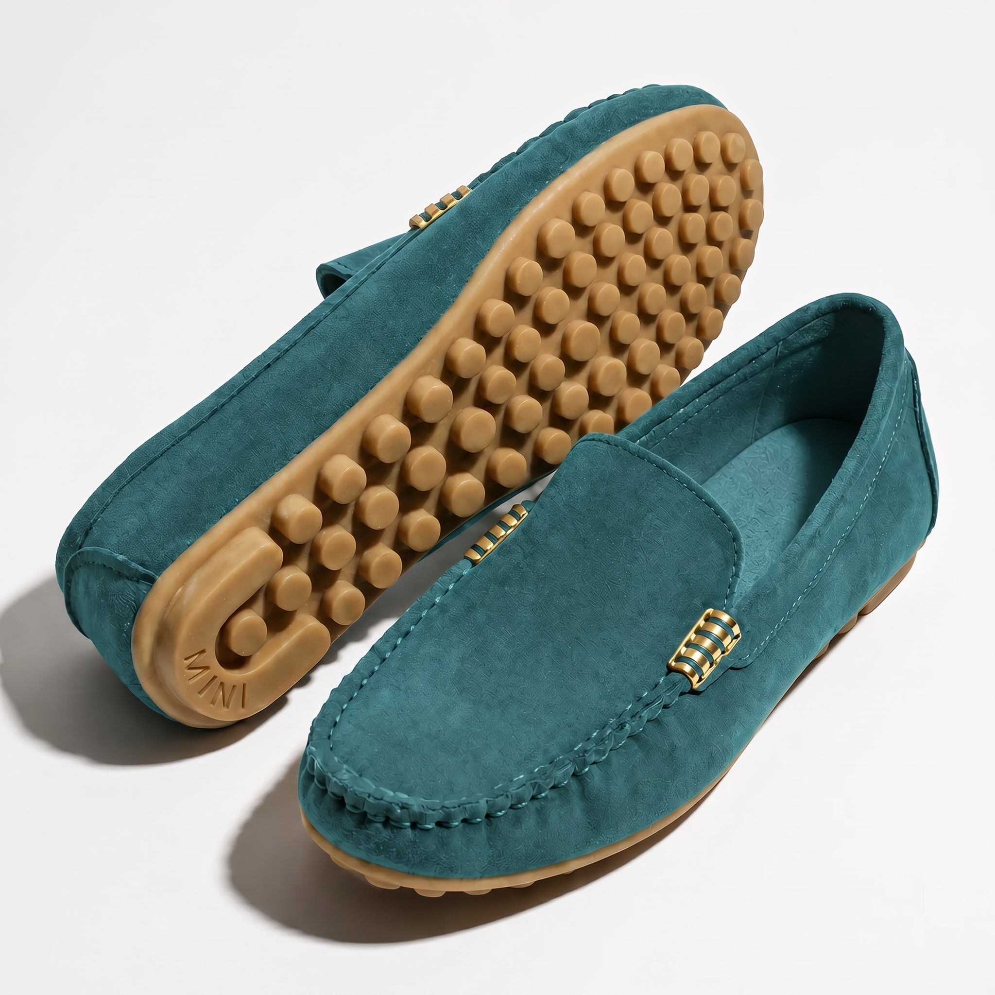 Roselyn - Women's Round Toe Orthopaedic Loafers - Loafers - Pine Green - Taylor & Bennett