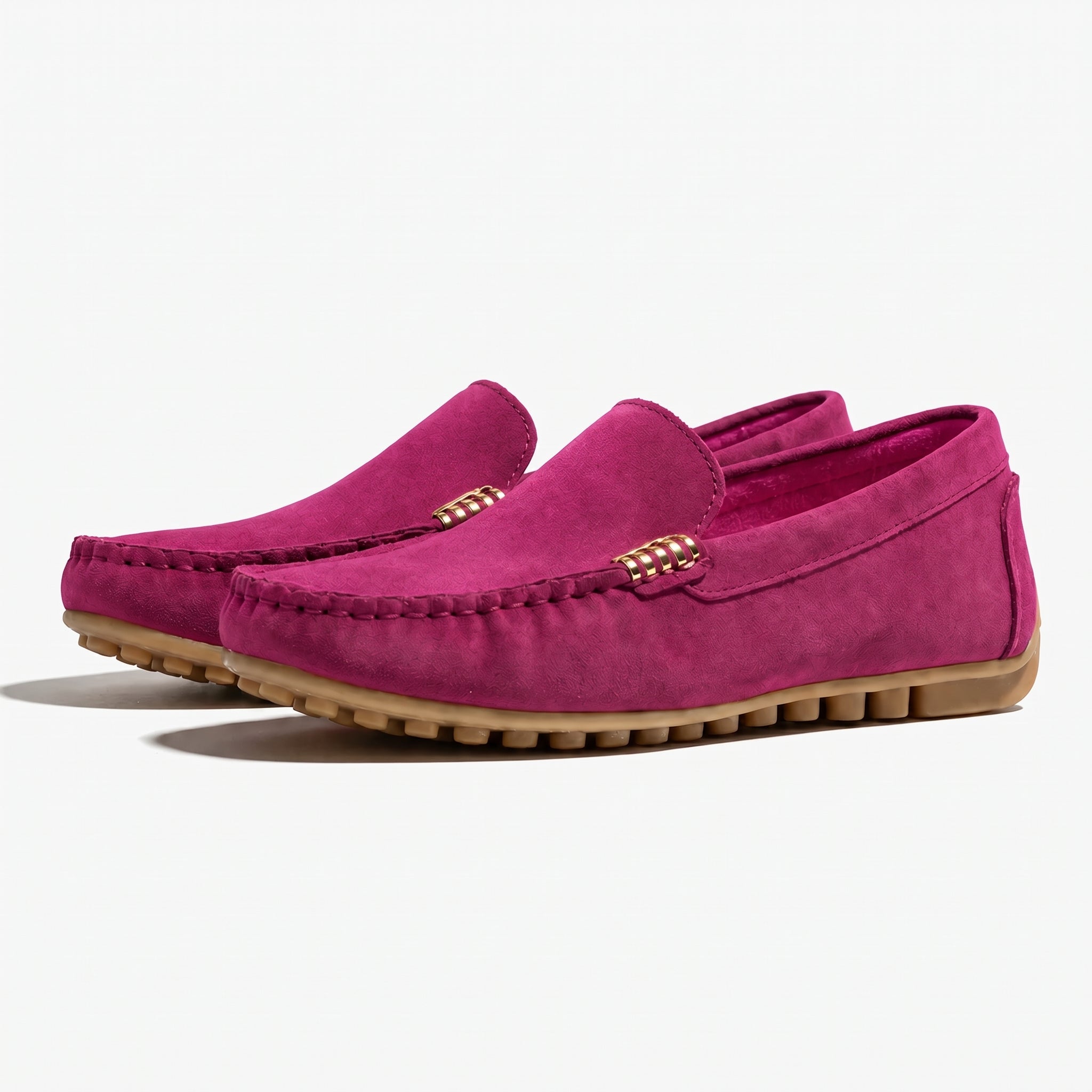 Roselyn - Women's Round Toe Orthopaedic Loafers - Loafers - Rose Red - Taylor & Bennett