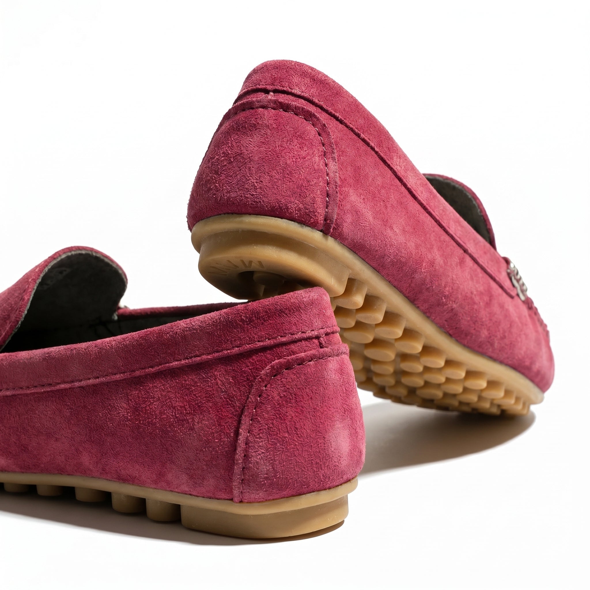 Roselyn - Women's Round Toe Orthopaedic Loafers - Loafers - Rose Red - Taylor & Bennett