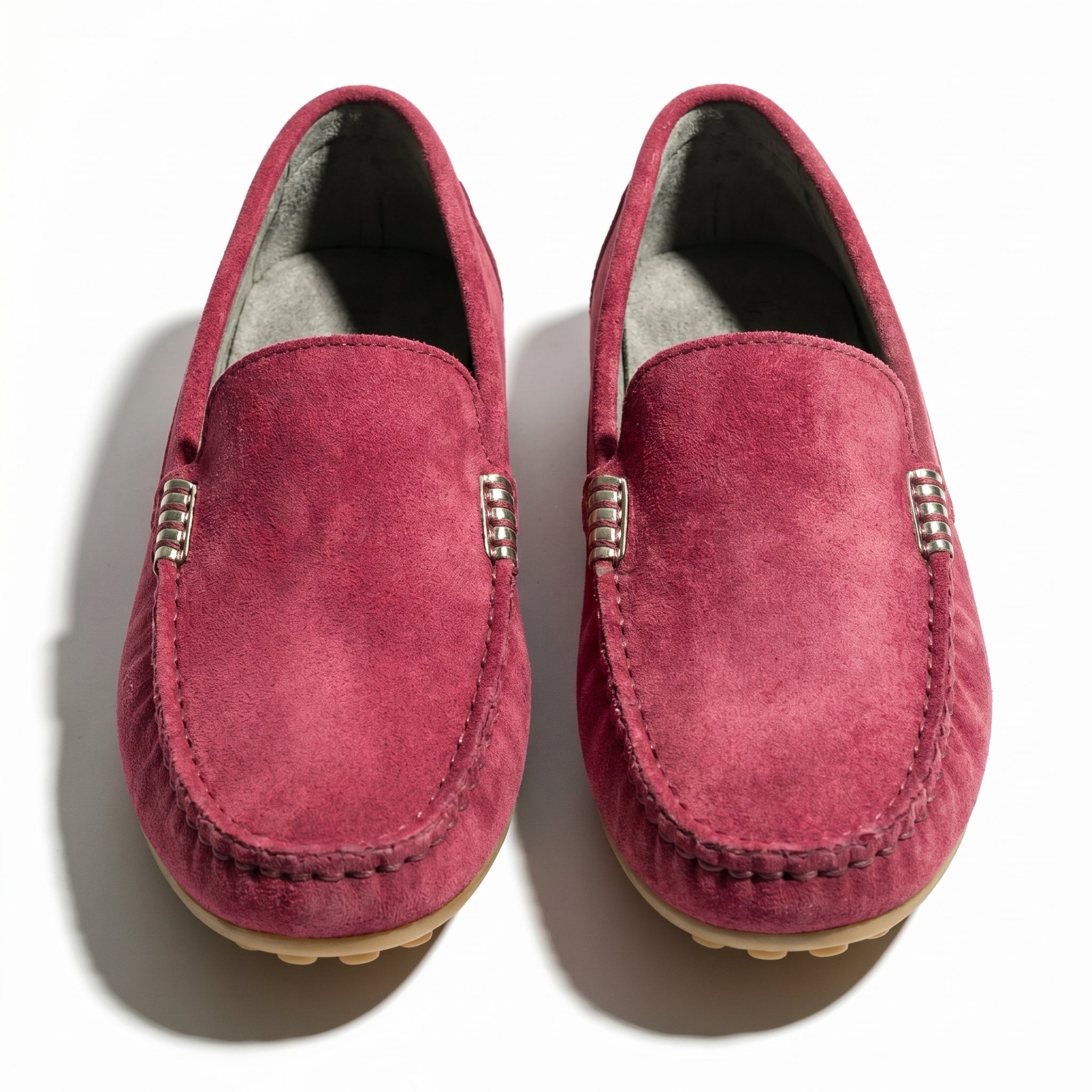 Roselyn - Women's Round Toe Orthopaedic Loafers - Loafers - Rose Red - Taylor & Bennett