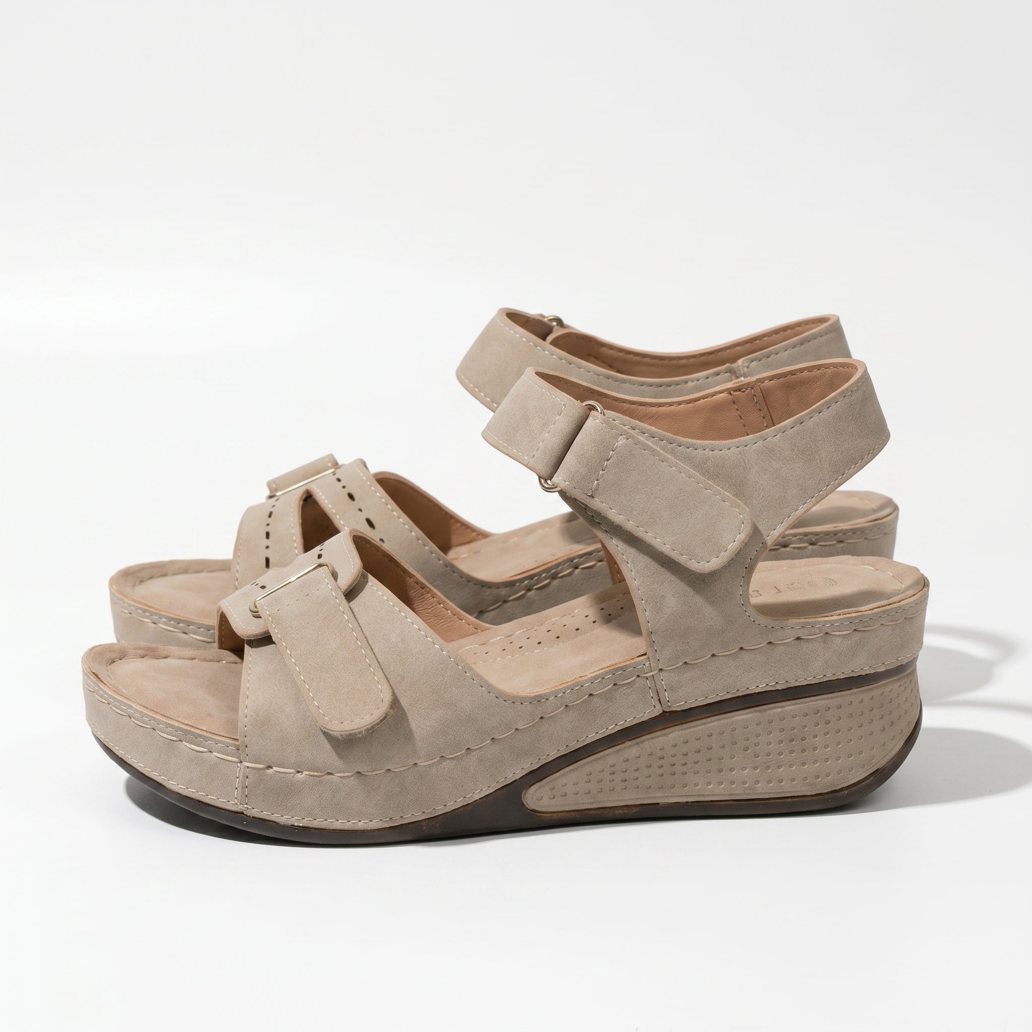 Rosie - Women's Lightweight Orthopaedic Summer Sandals - Footwear - Beige - Taylor & Bennett