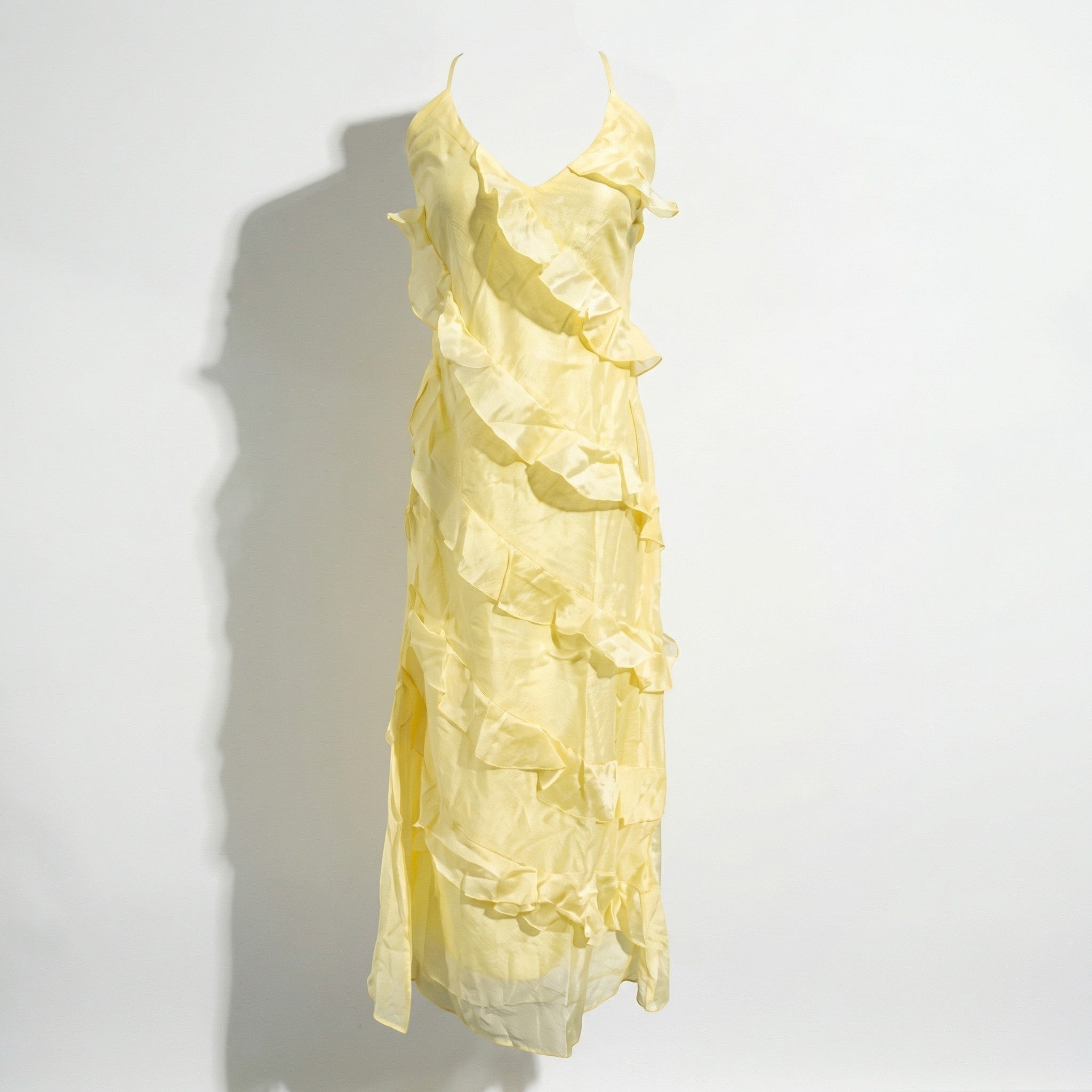 Rosie - Women's Tiered Summer Maxi Dress - Dress - Yellow - Taylor & Bennett