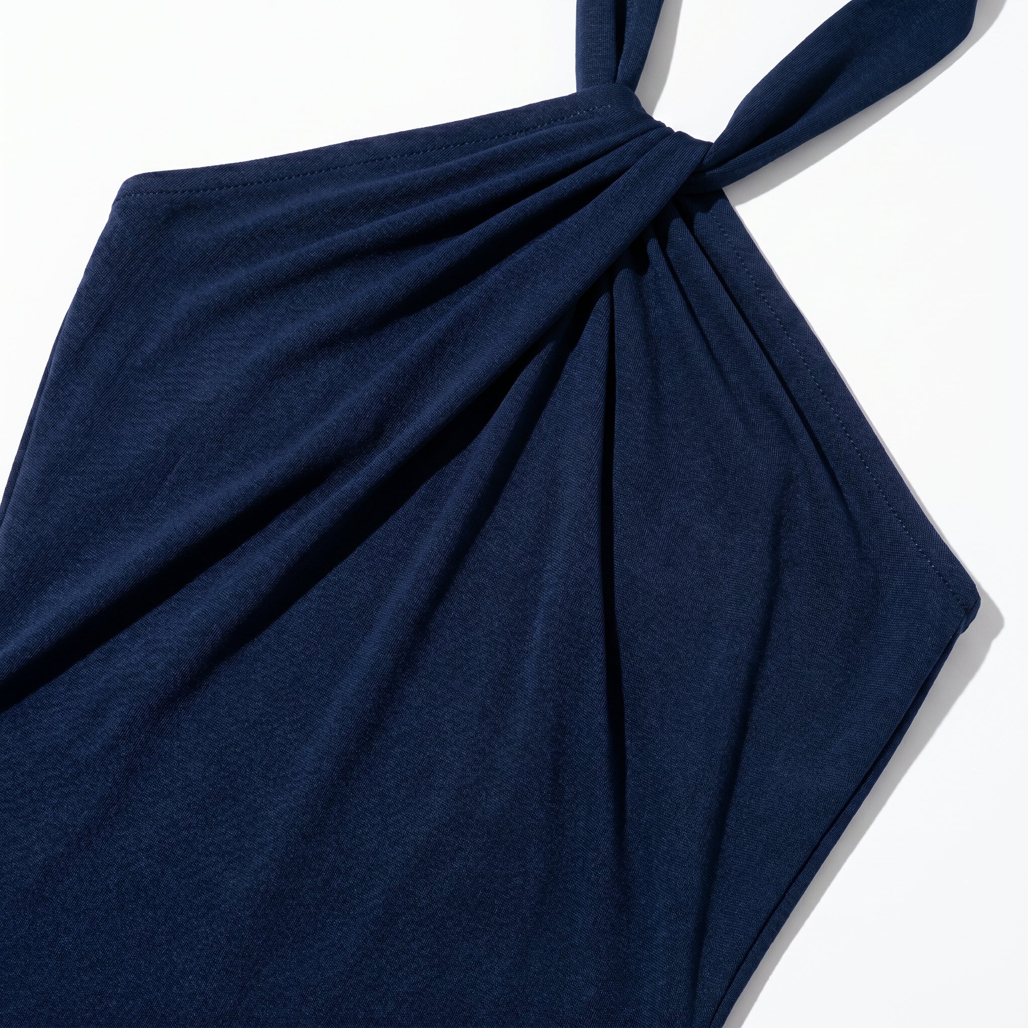 Rosie - Women's Wedding Guest Halter Neck Maxi Dress - Maxi Dress - Navy Blue - Taylor & Bennett