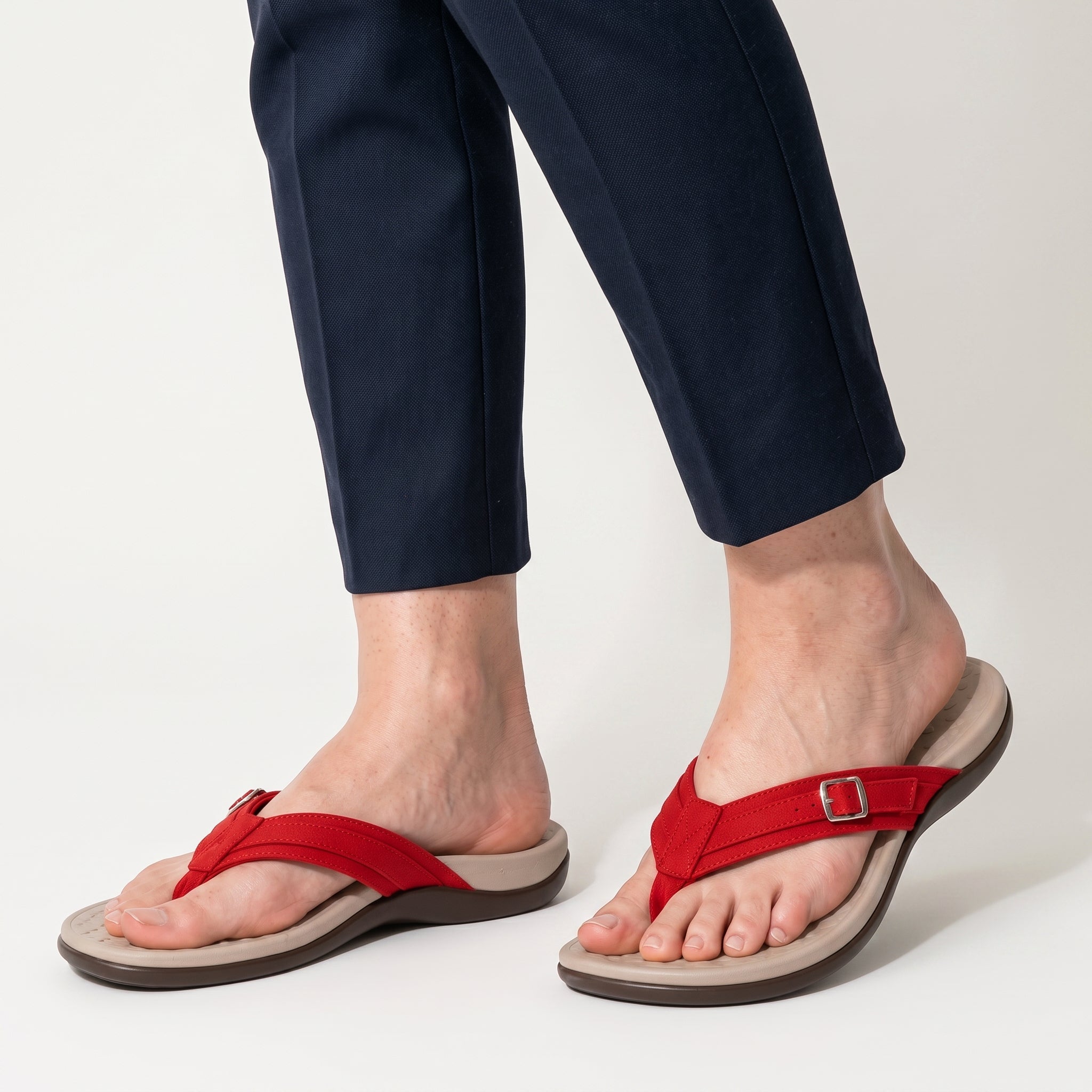Rossie - Women's Orthopaedic Sandals - Sandal - Red - Taylor & Bennett