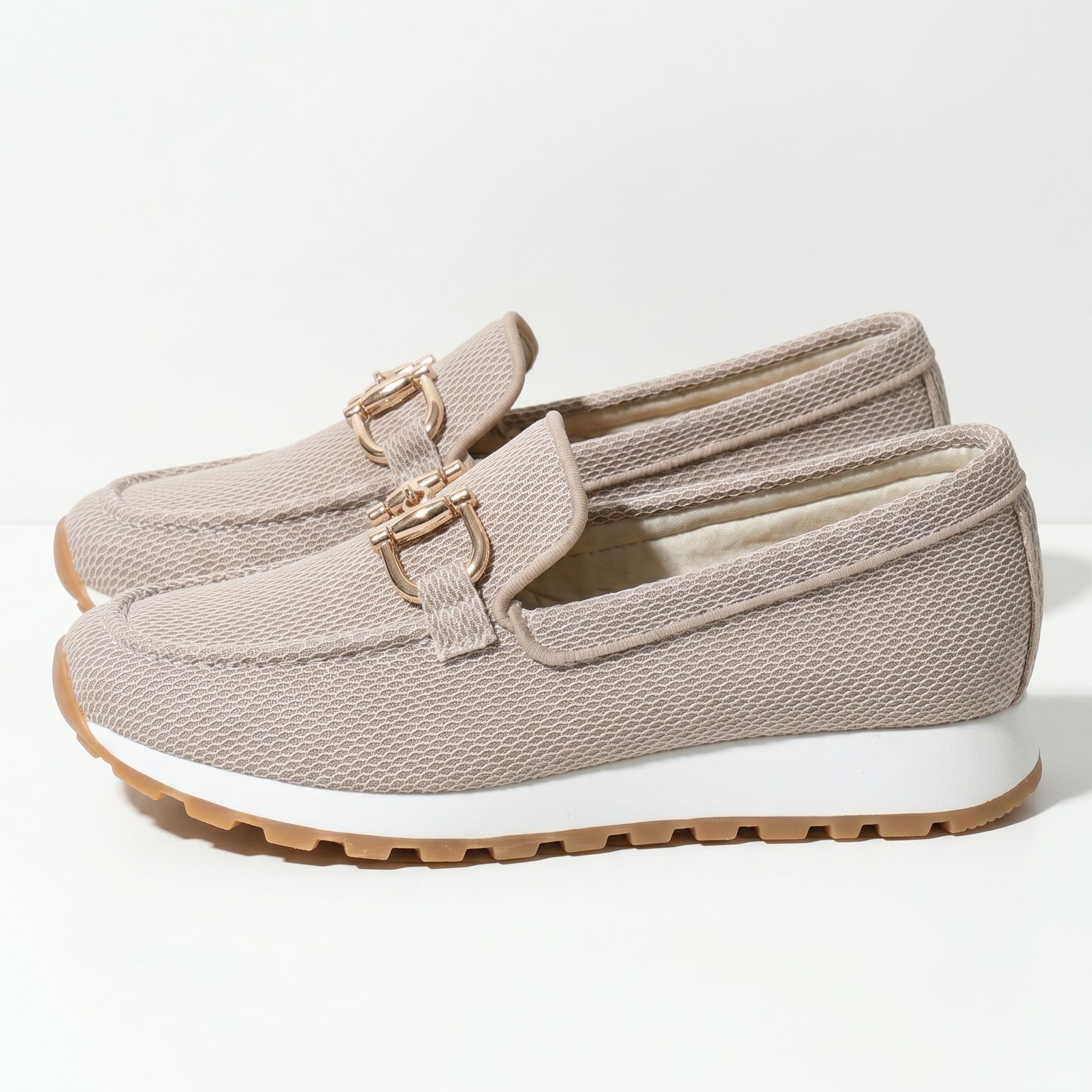 Sophie - Women's Orthopaedic Loafers - Trainers - Beige - Taylor & Bennett