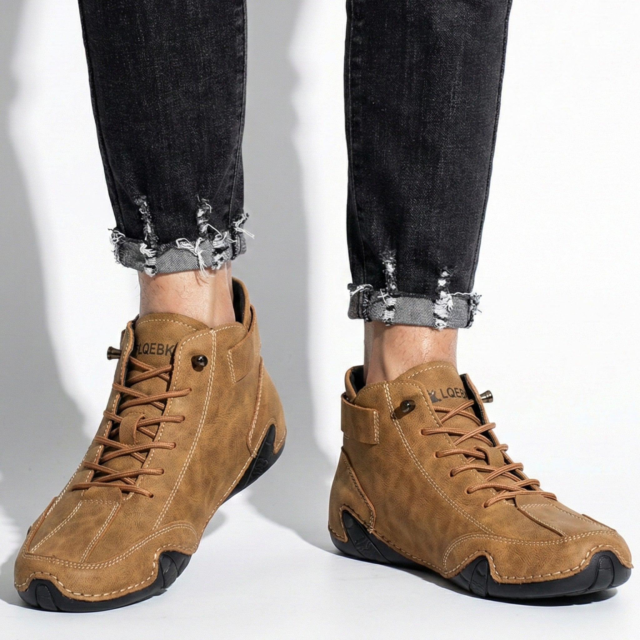 Thomas - Men's Non - Slip Barefoot Shoes - Shoes - Brown - Taylor & Bennett