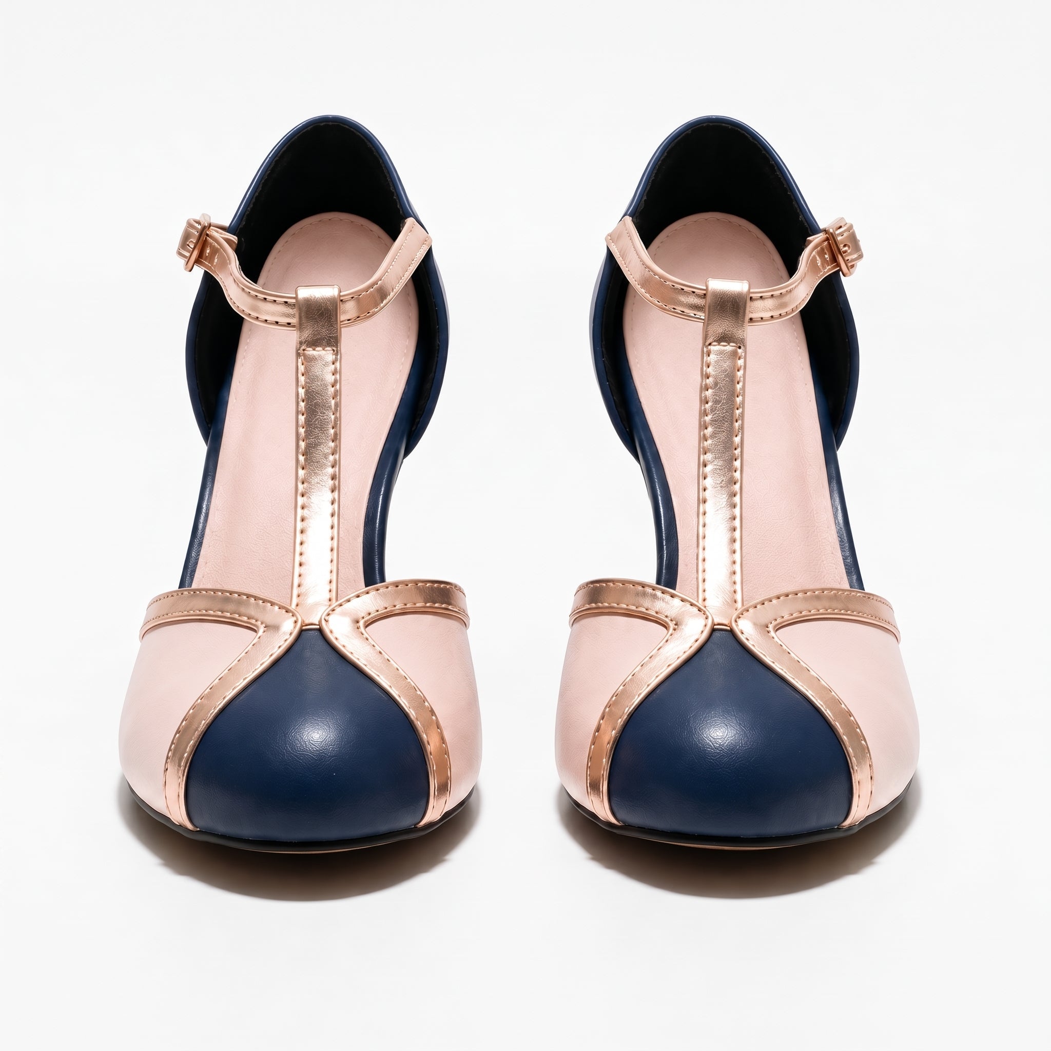 Vivienne - Women's Vintage Stiletto Heels - Heels - Blue - Taylor & Bennett