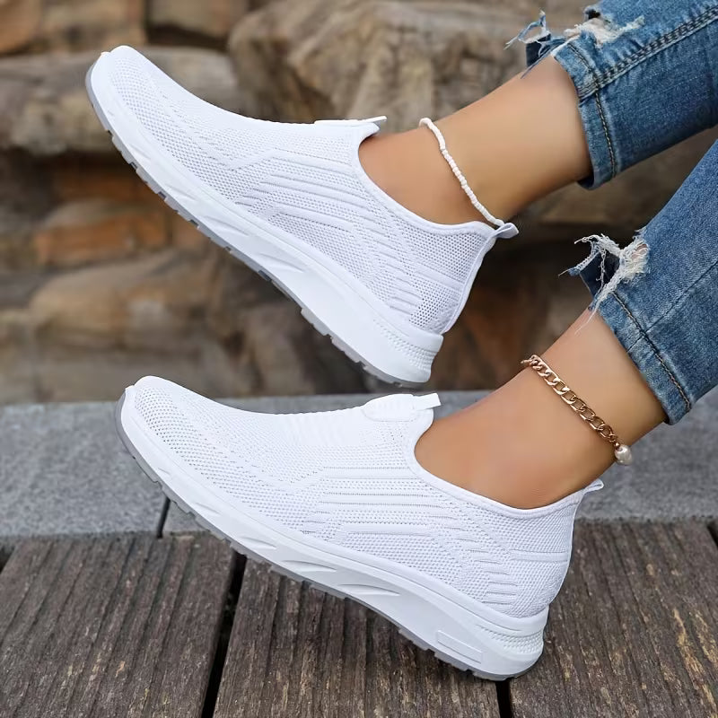 Alice - Women's Breathable Orthopaedic Slip-On Trainers