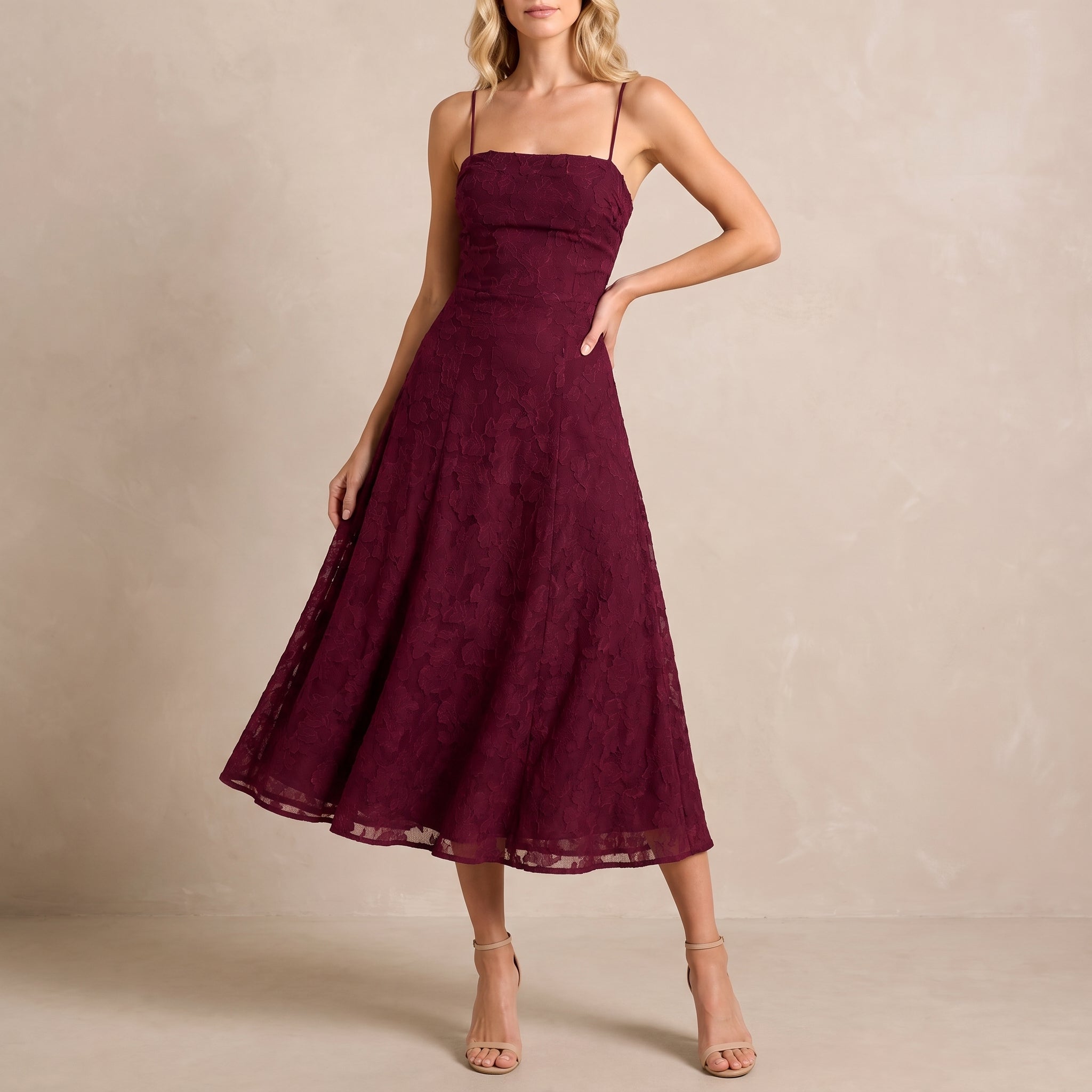 Georgia – Women's Floral Ruched Bodice Evening Maxi Dress