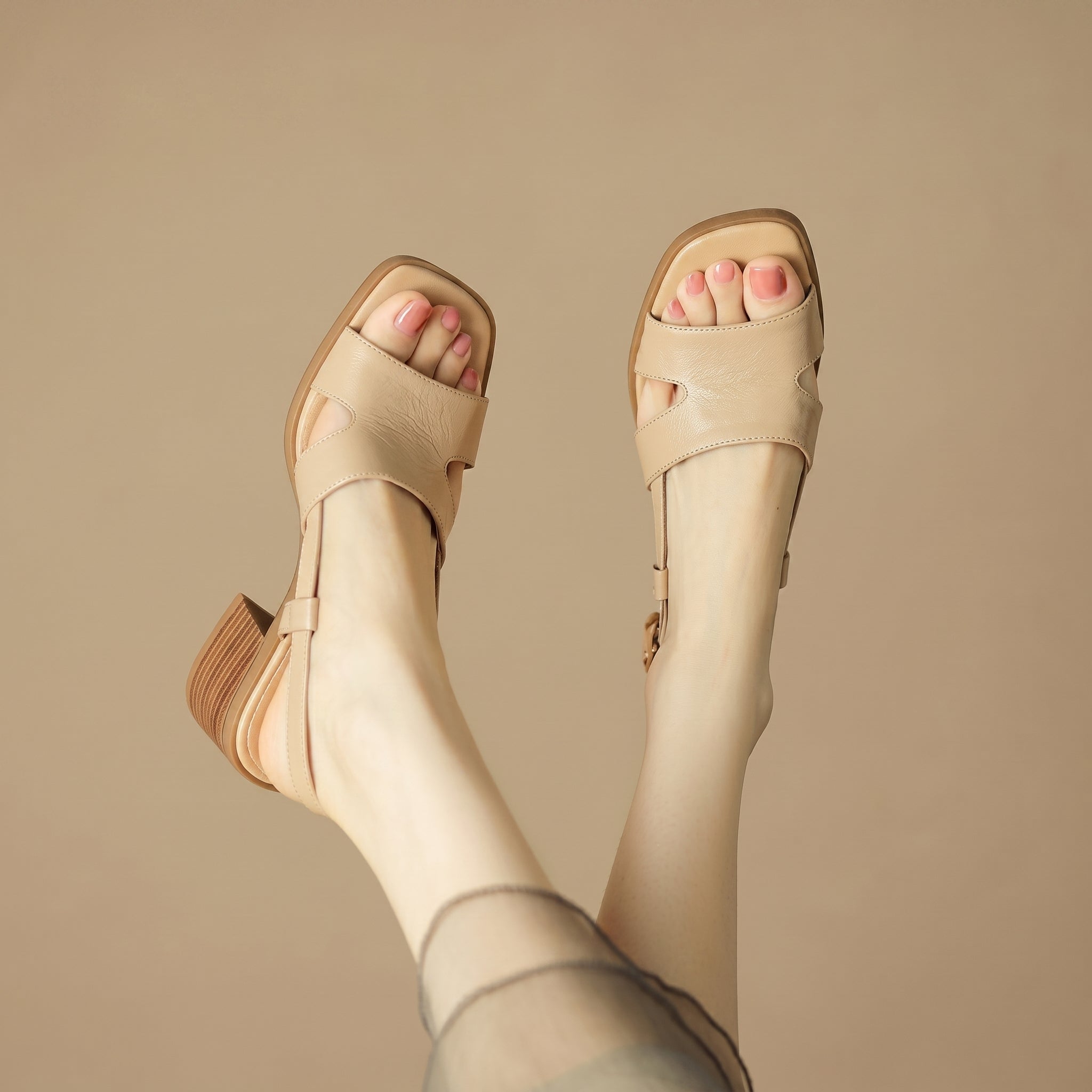 Sara - Women's Summer Low Block Heel Sandals