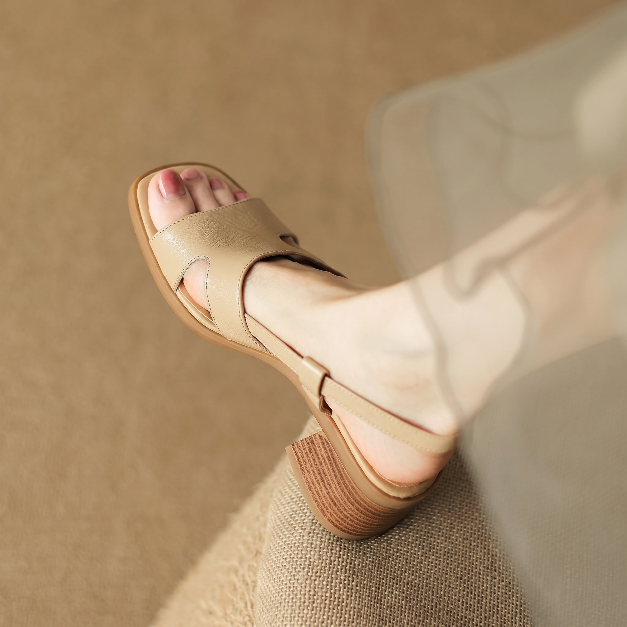 Sara - Women's Summer Low Block Heel Sandals